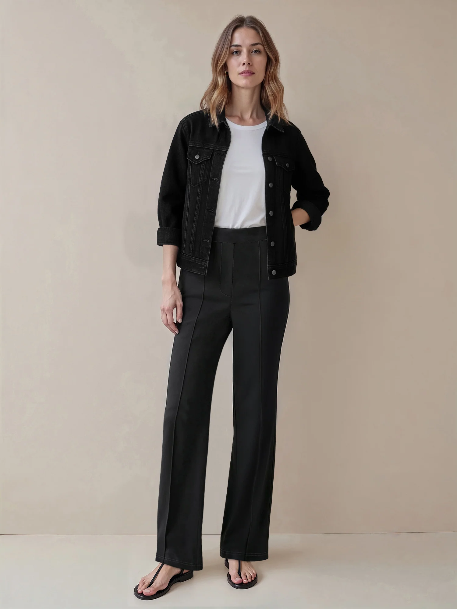 Tall Ponte Bootcut High Rise Pant - Image 11