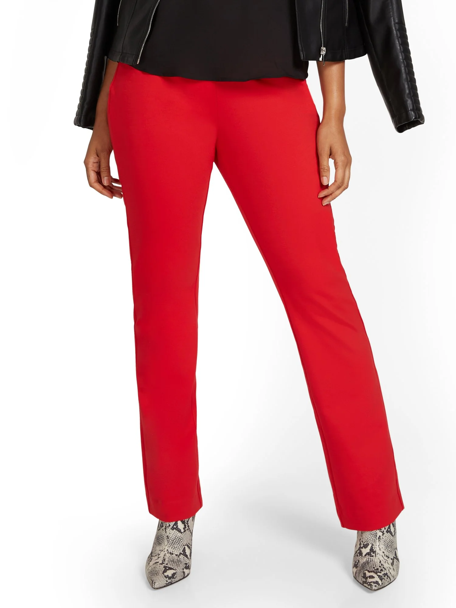 Tall Pull-On Straight-Leg Ponte Pant - Superflex - Image 7