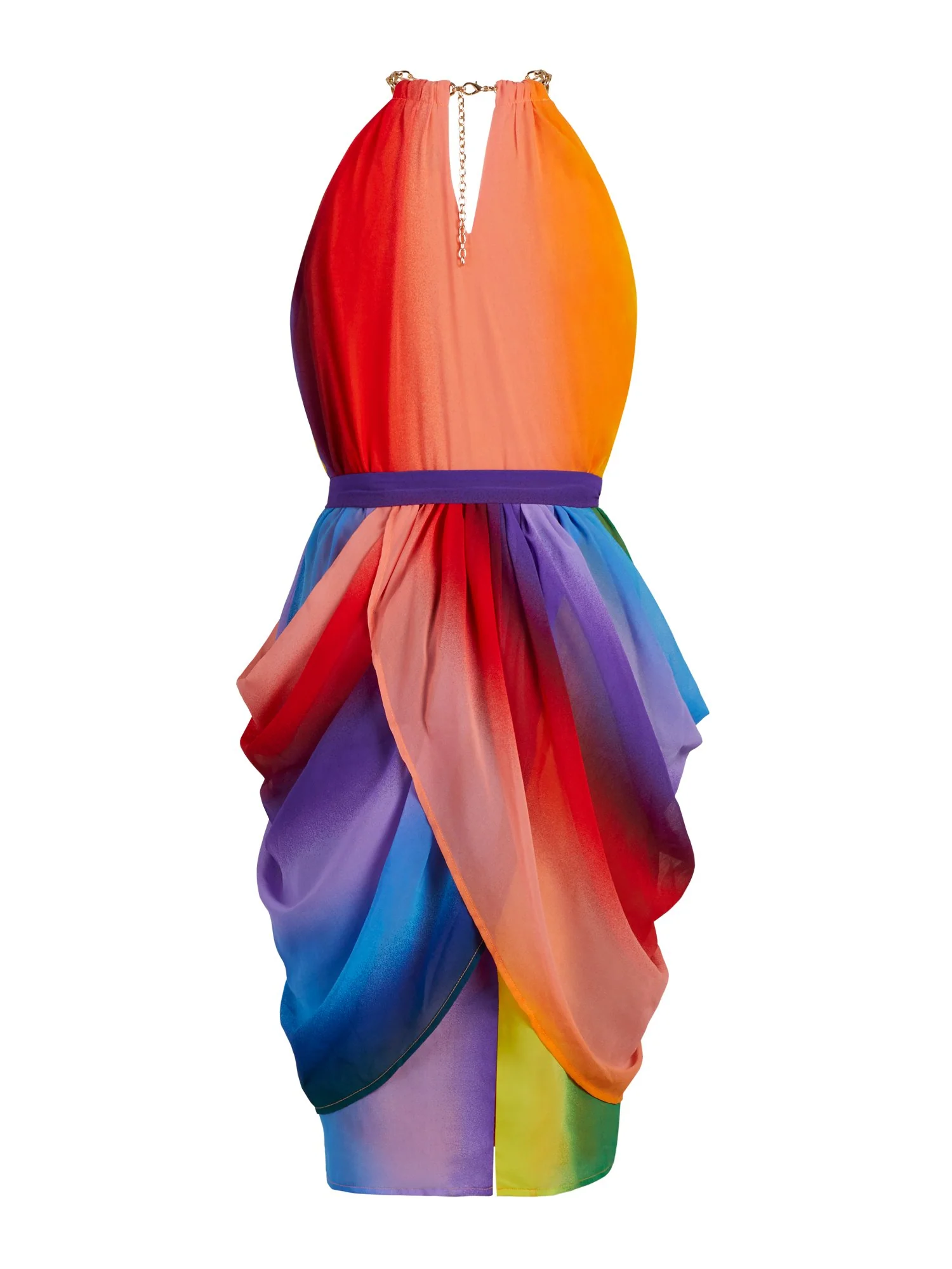 Tall Rainbow Draped Dress - Image 2