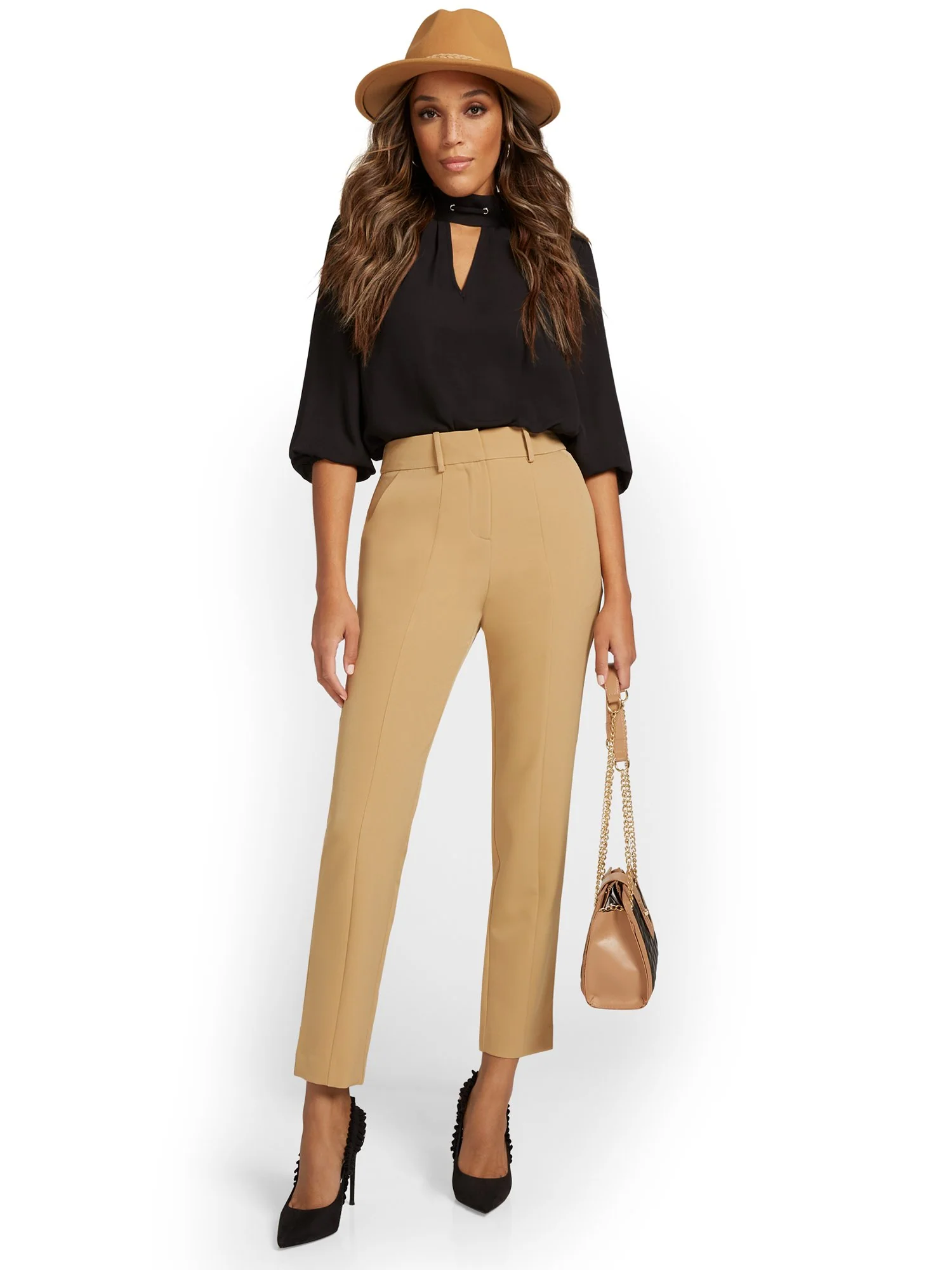 Tall Seamed Straight-Leg Ankle Pant - Image 8