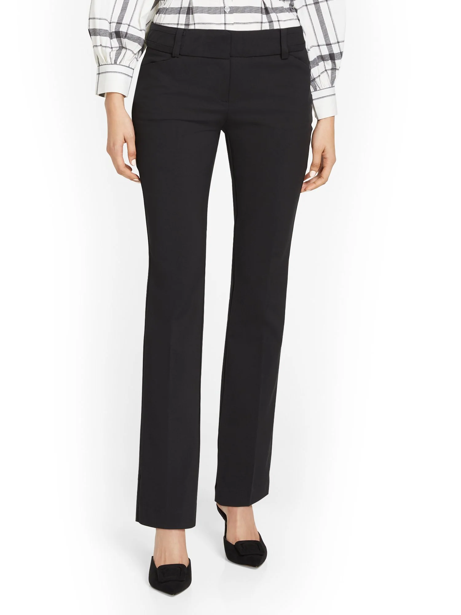 Tall Signature Fit Straight-Leg Pant - All-Season Stretch - 7th Avenue