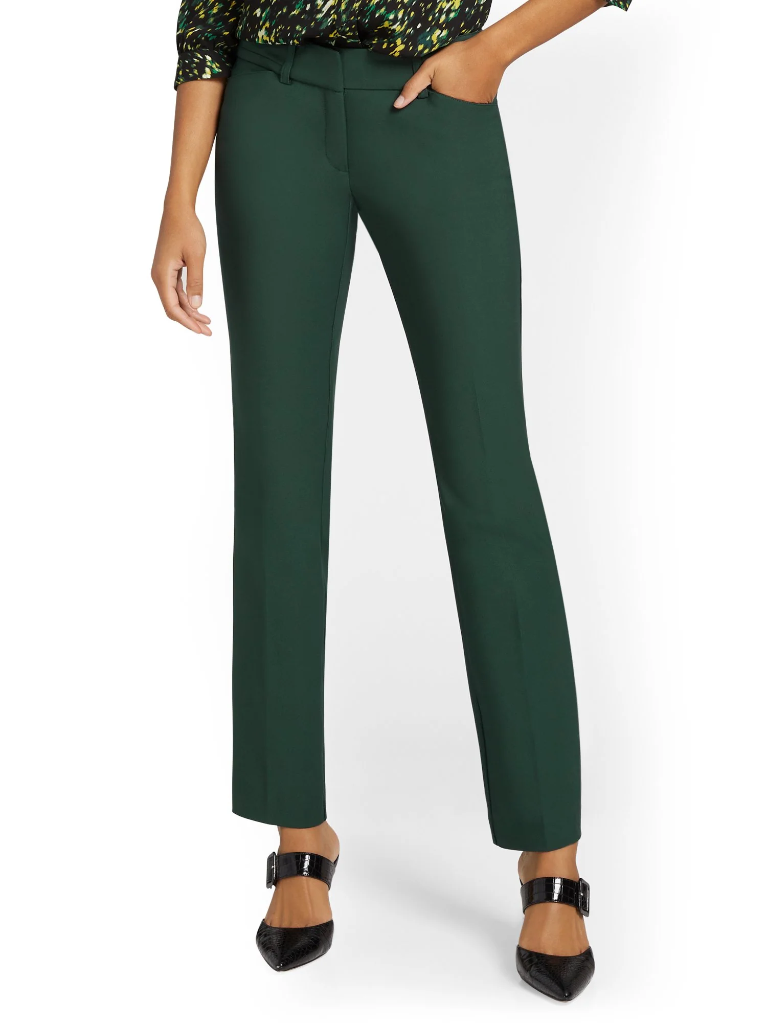 Tall Signature Fit Straight-Leg Pant - All-Season Stretch - 7th Avenue - Image 11