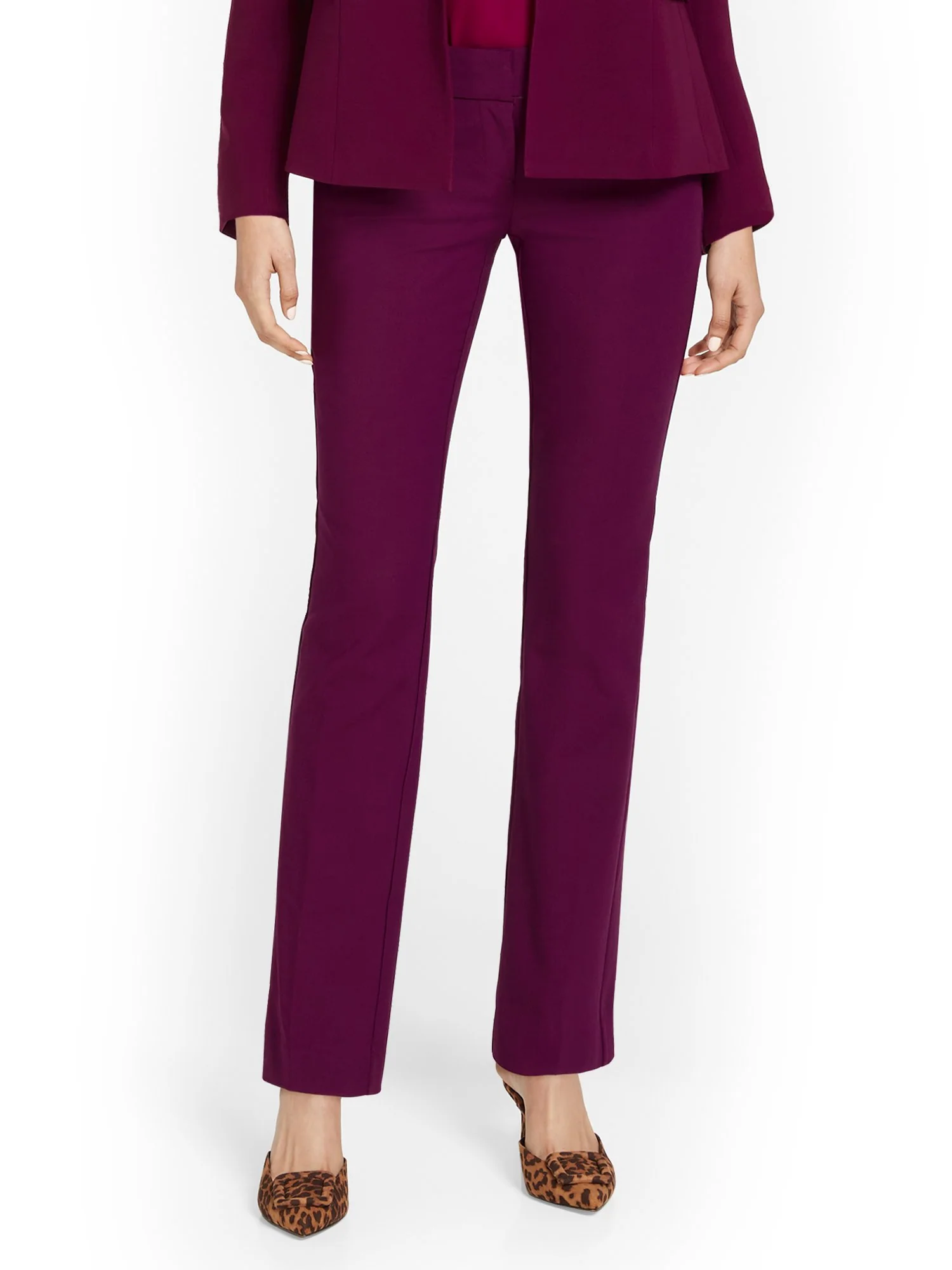 Tall Signature Fit Straight-Leg Pant - All-Season Stretch - 7th Avenue - Image 15