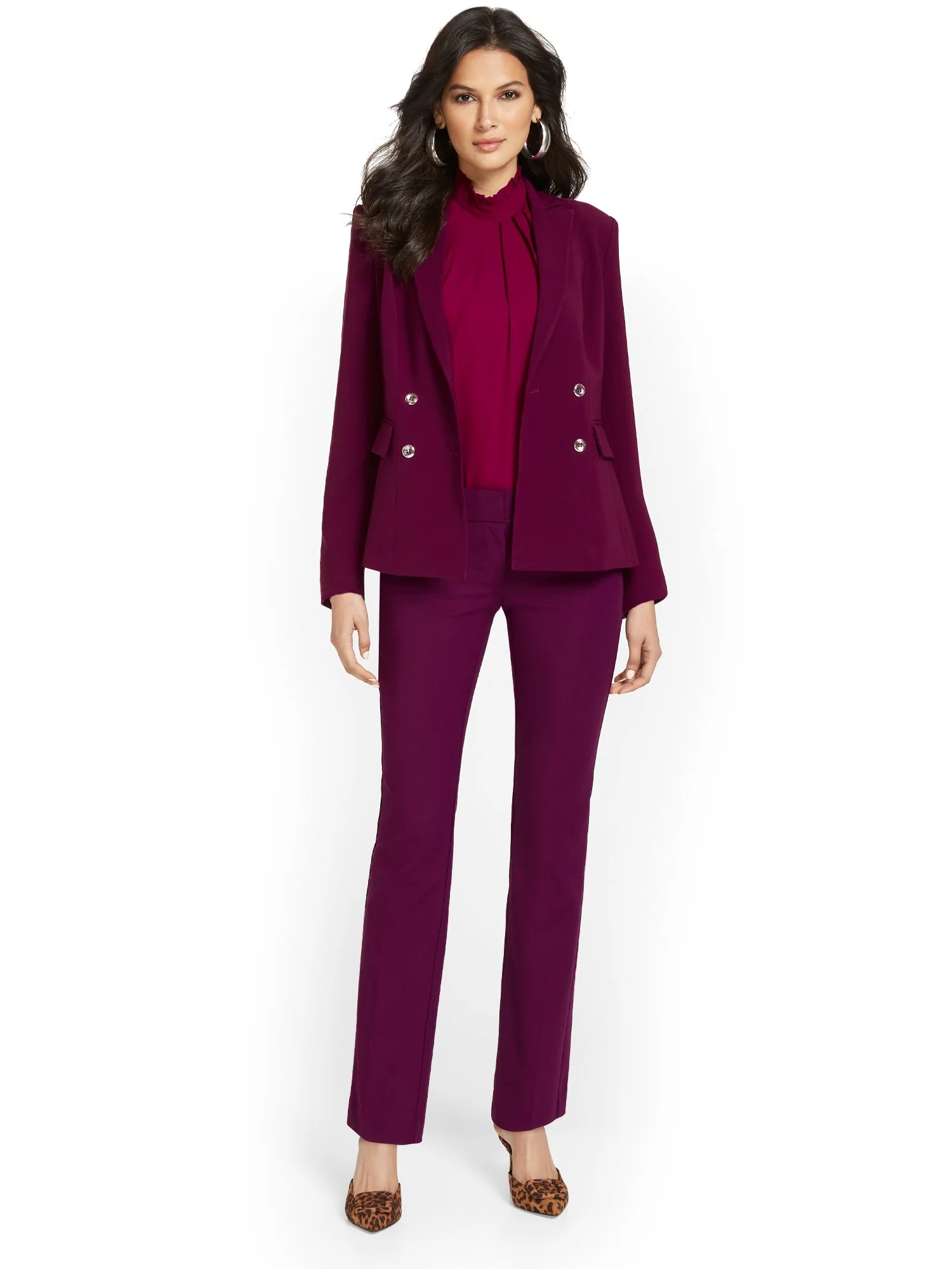 Tall Signature Fit Straight-Leg Pant - All-Season Stretch - 7th Avenue - Image 16