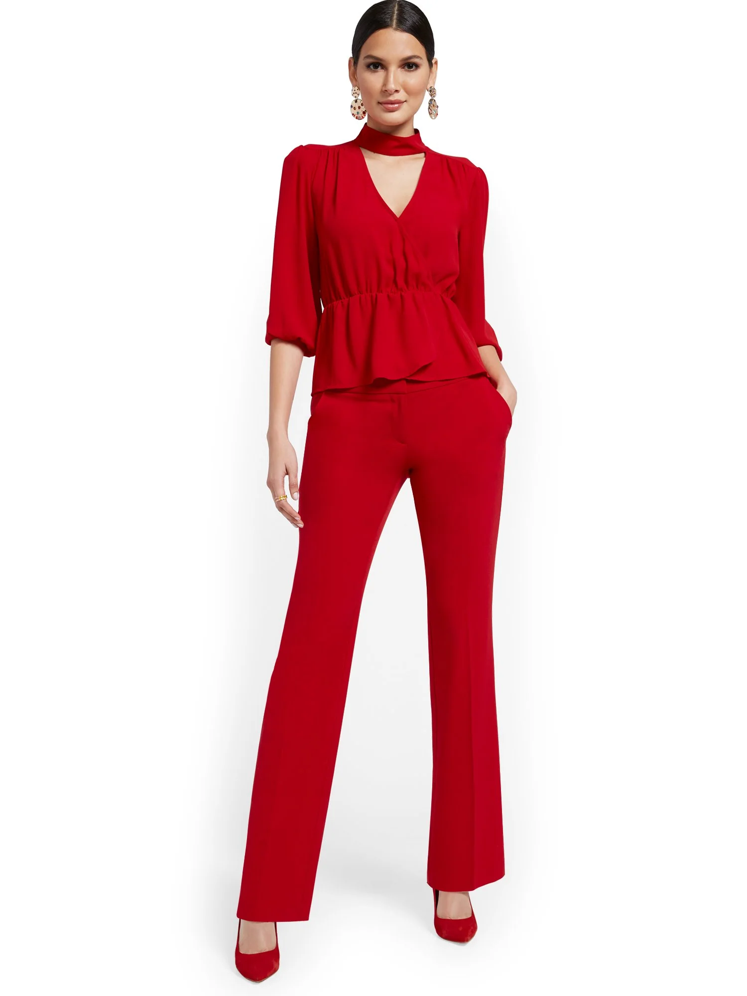 Tall Straight-Leg Pant - Essential Stretch - 7th Avenue - Image 12