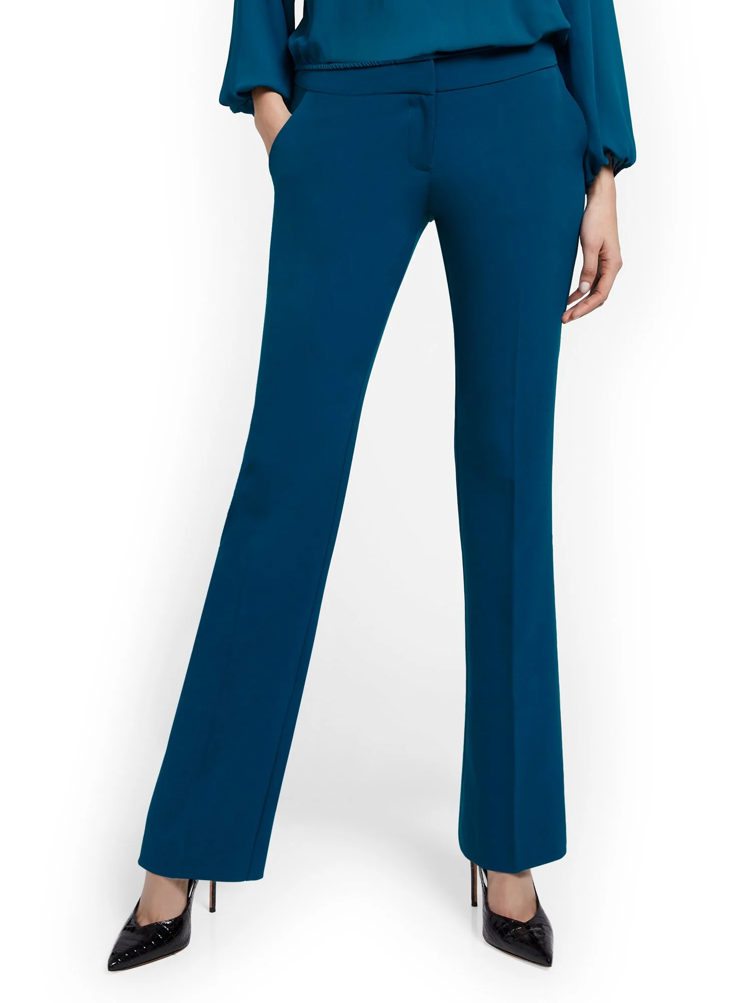 Tall Straight-Leg Pant - Essential Stretch - 7th Avenue - Image 7