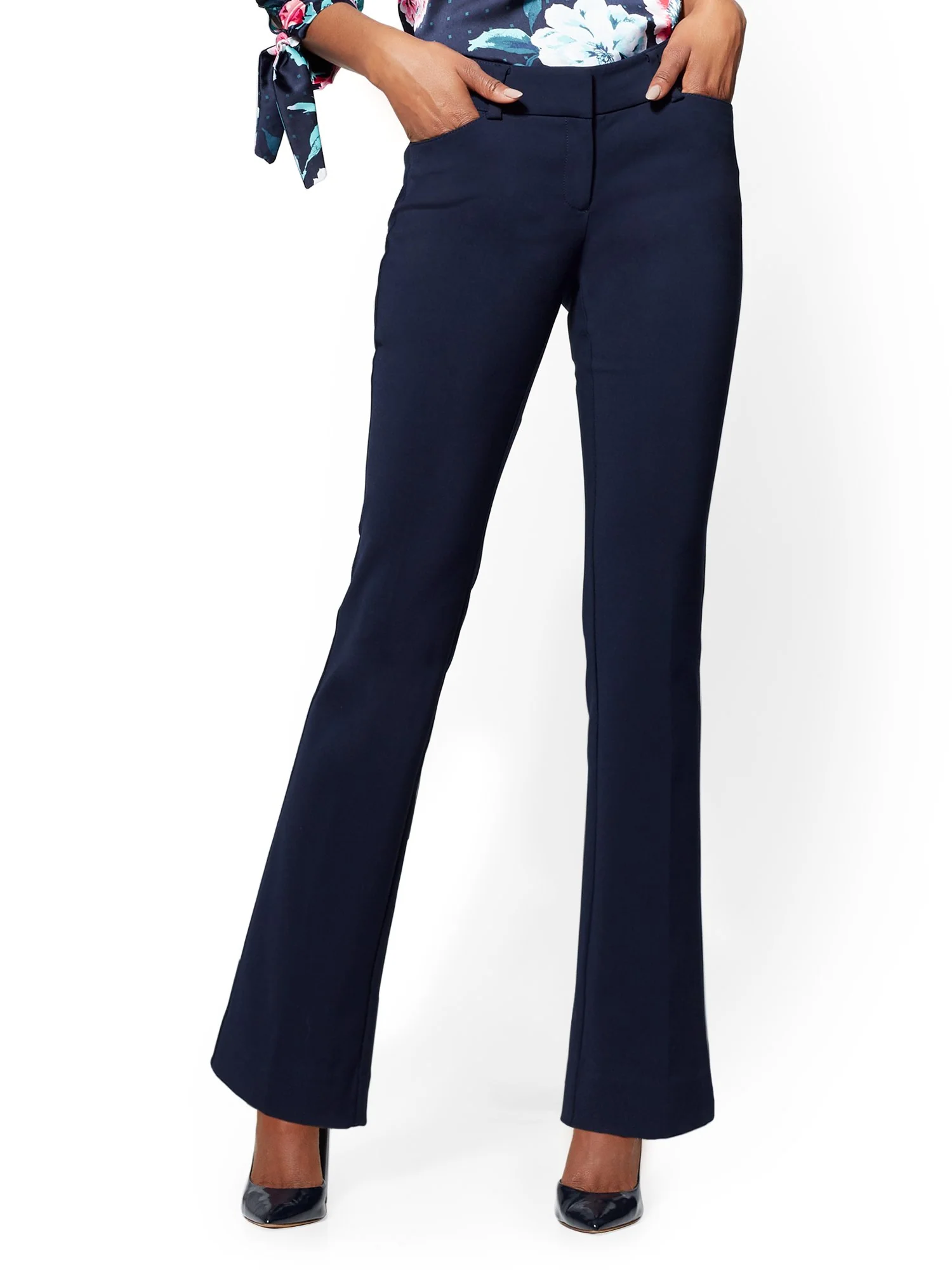 Tall Straight-Leg Pant - Signature Fit - All-Season Stretch - 7th Avenue - Image 16