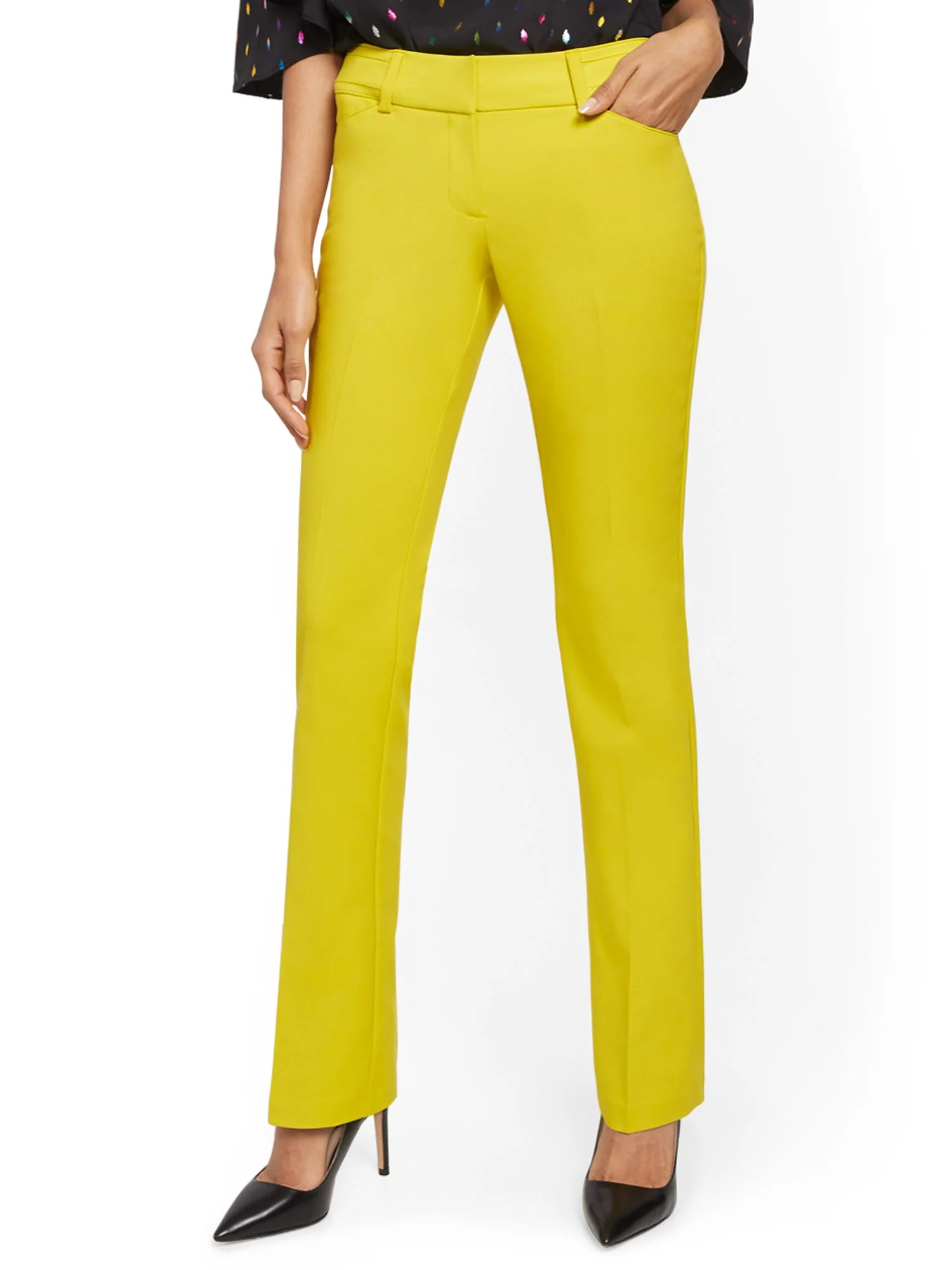 Tall Straight-Leg Pant - Signature Fit - All-Season Stretch - 7th Avenue - Image 21