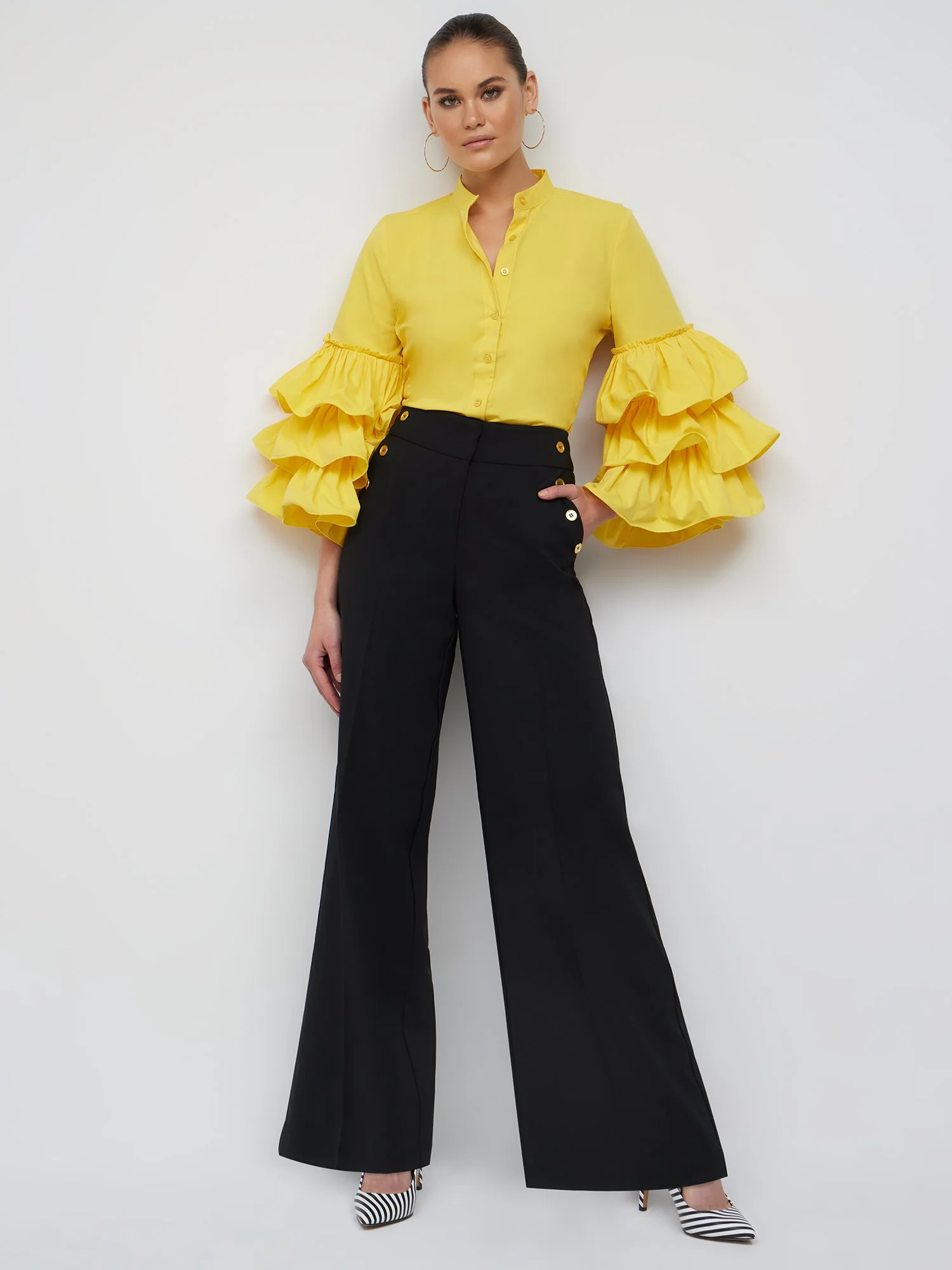 Tall Super High-Waisted Sailor Wide-Leg Pant