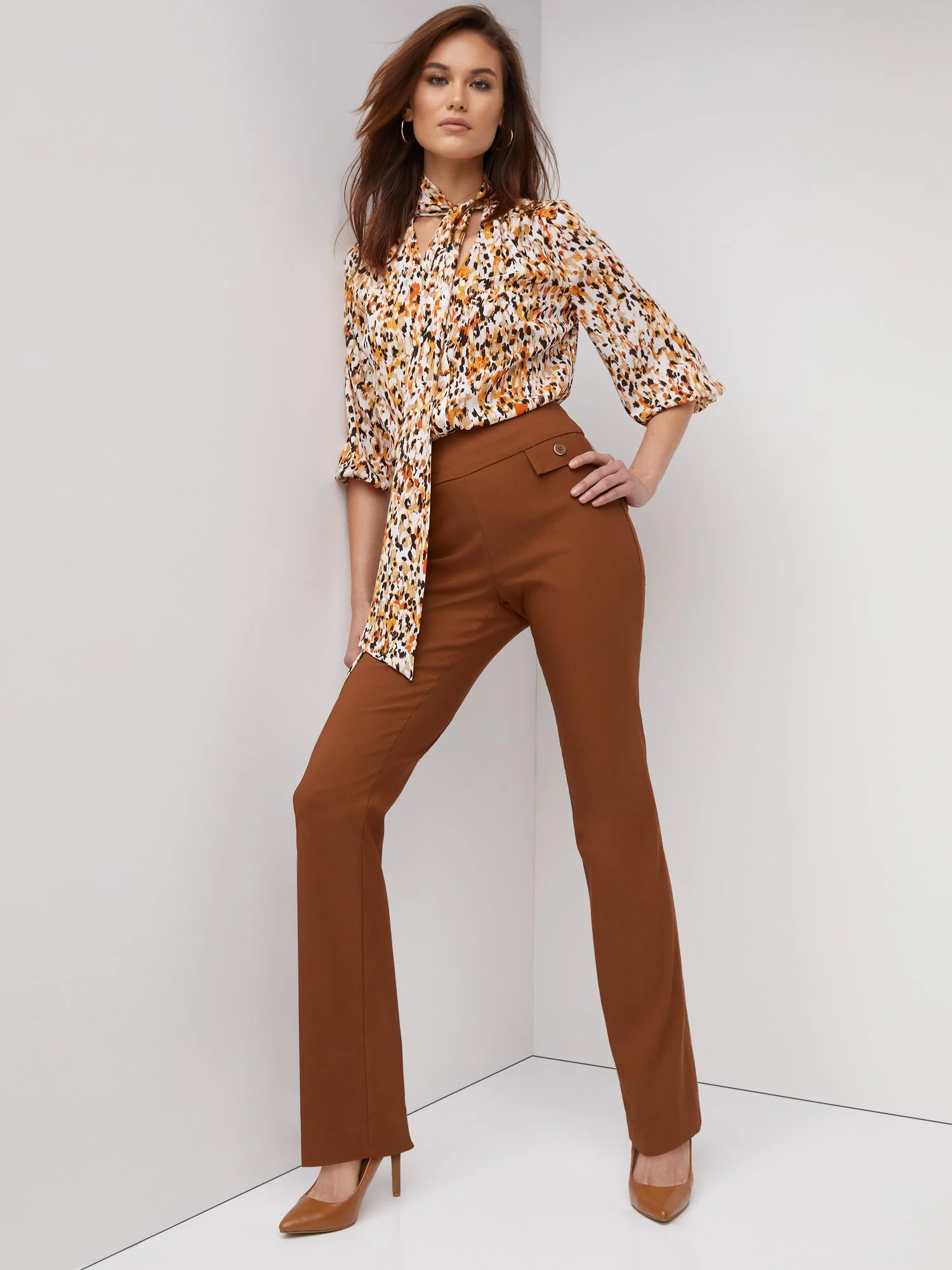 Tall Whitney High-Waisted Pull-On Bootcut Pant - Image 5