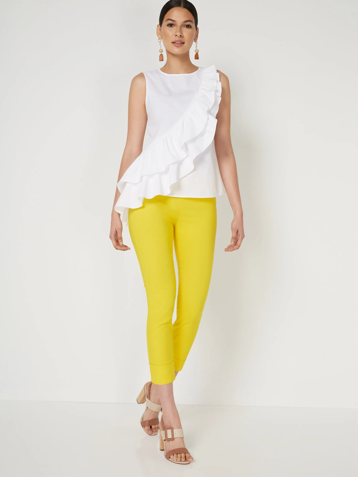 Tall Whitney High-Waisted Pull-On Slim-Leg Capri Pant - Image 25