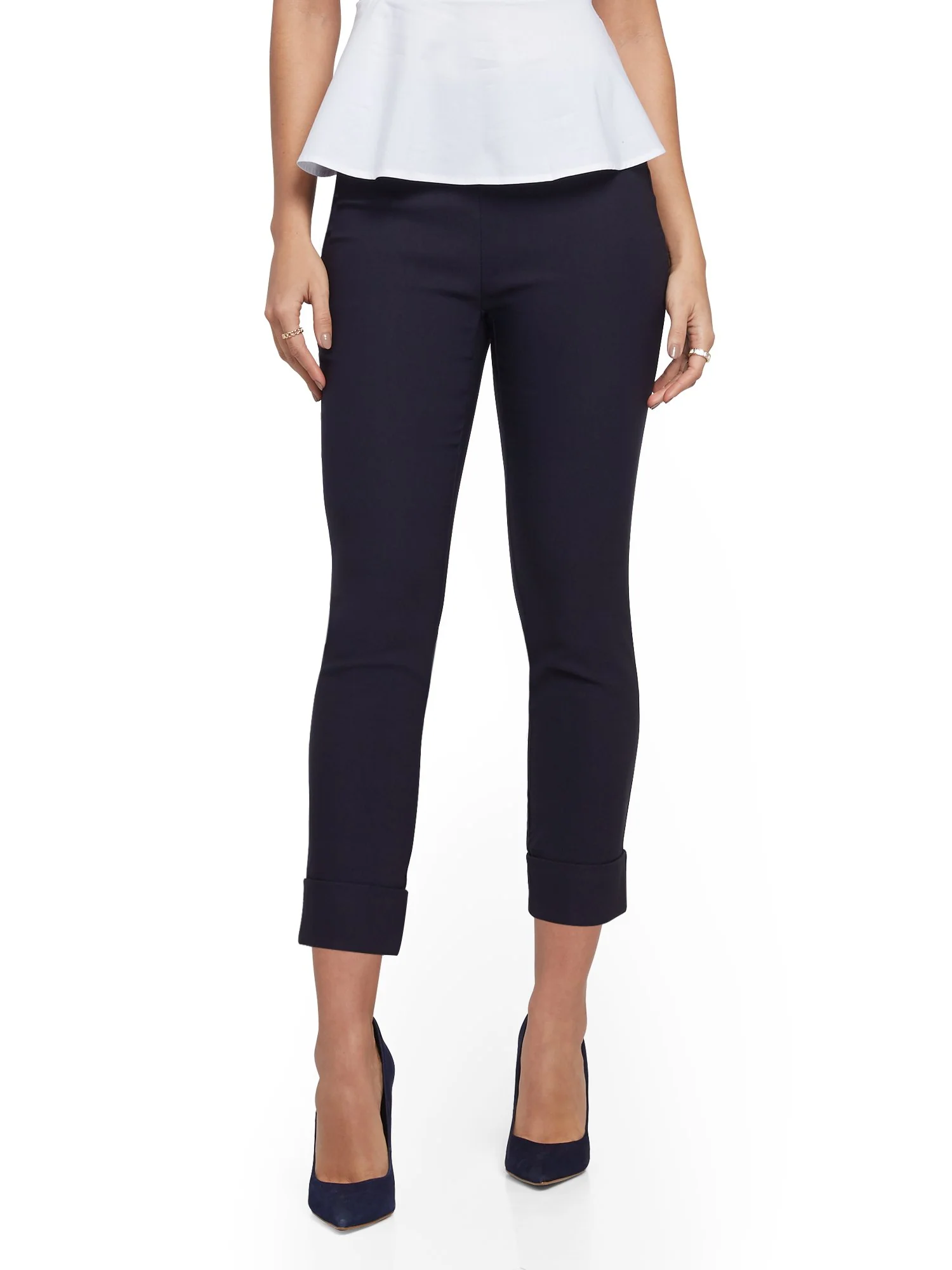 Tall Whitney High-Waisted Pull-On Slim-Leg Capri Pant - Image 51