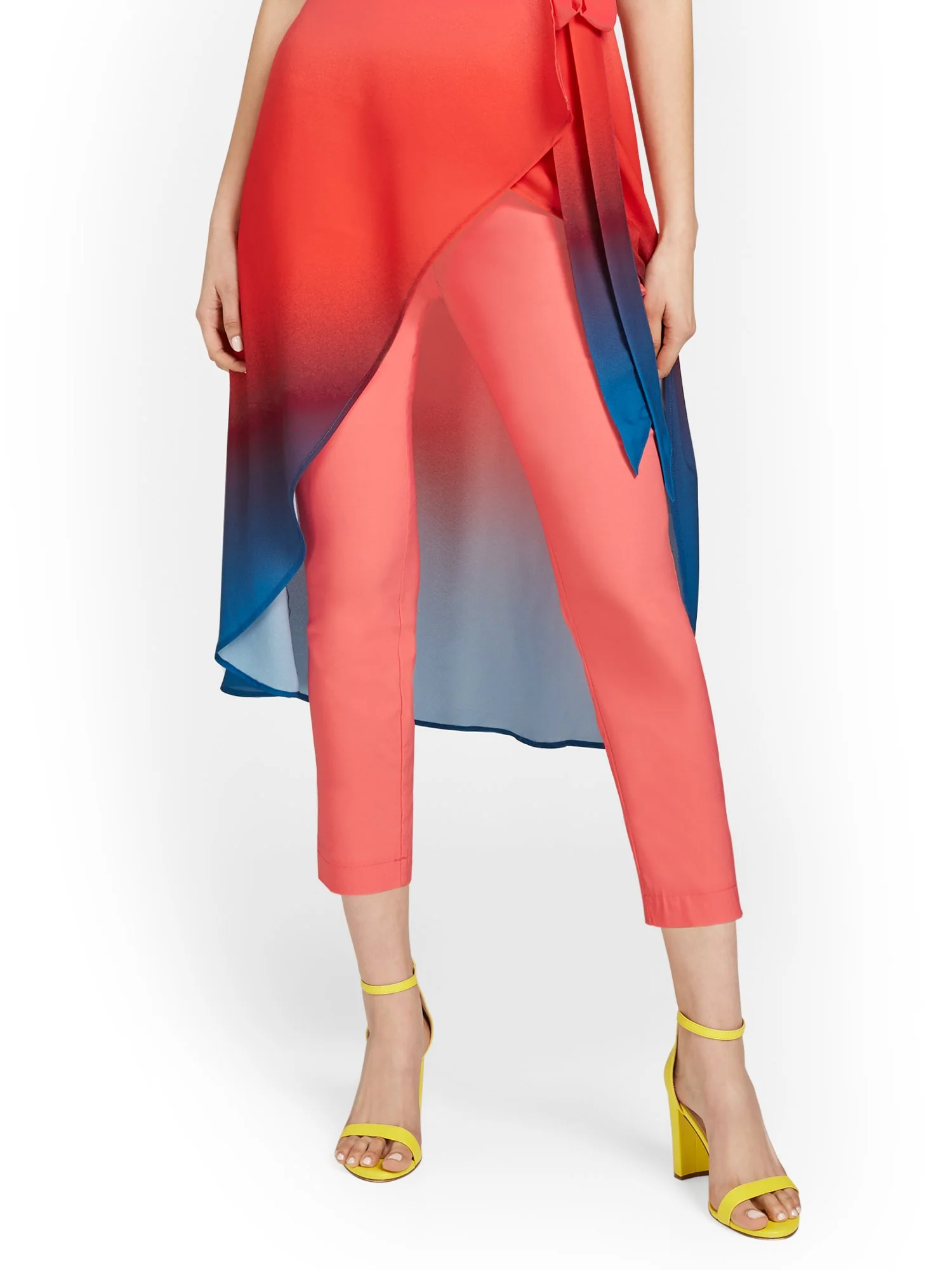 Tall Whitney High-Waisted Pull-On Slim-Leg Capri Pant - Image 5