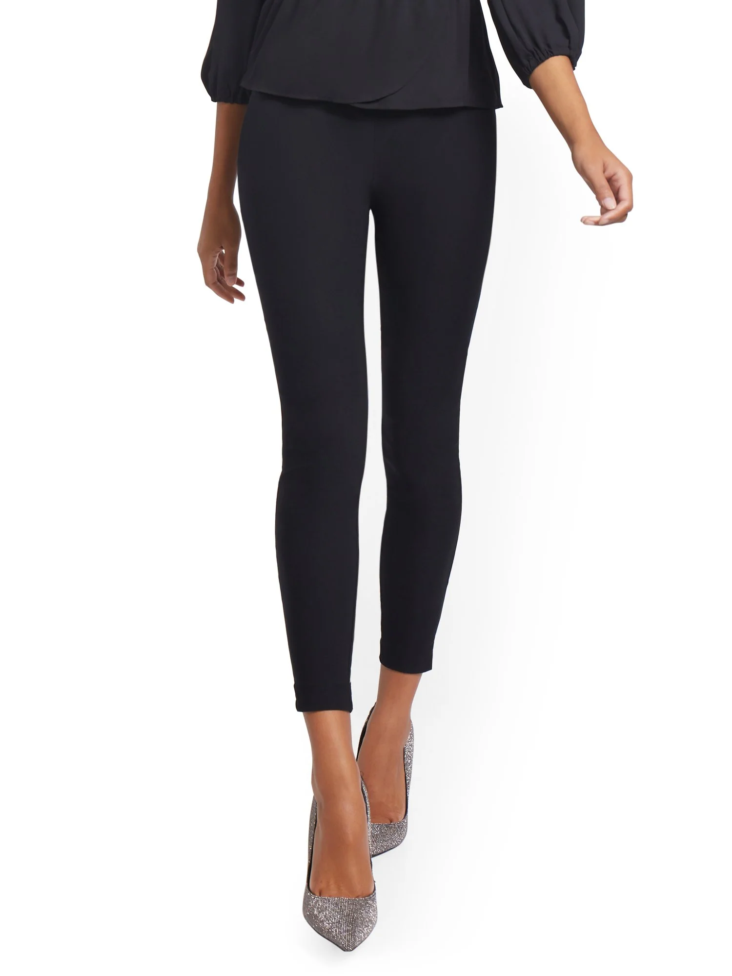 Tall Whitney High-Waisted Pull-On Slim-Leg Pant