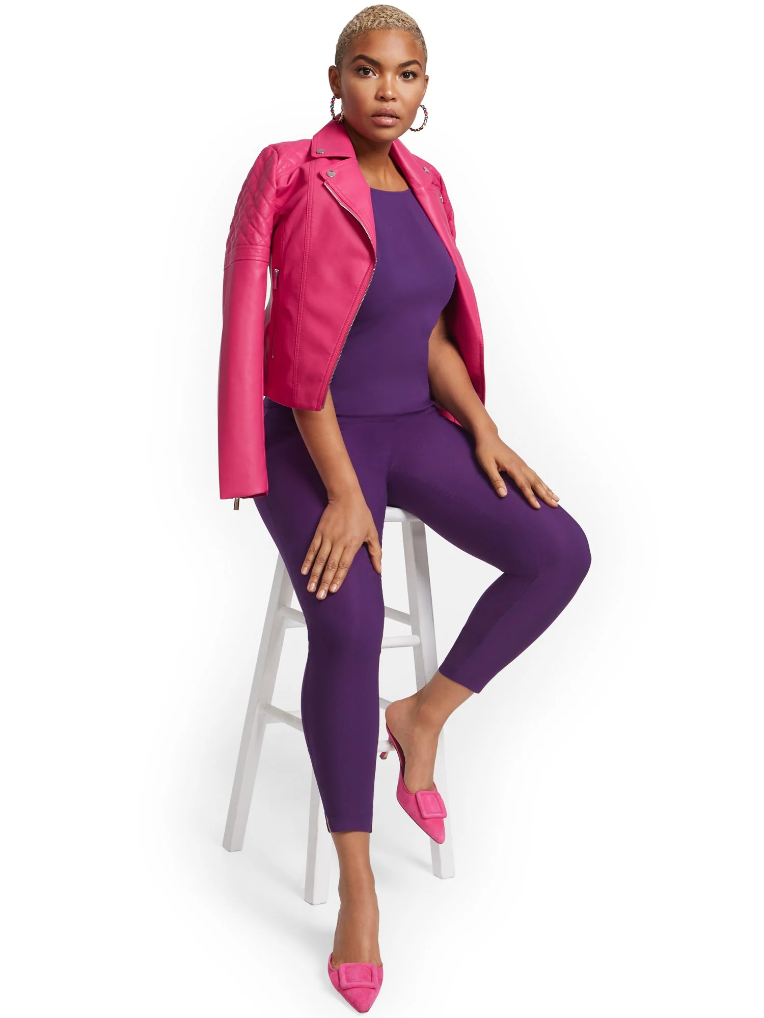 Tall Whitney High-Waisted Pull-On Slim-Leg Pant - Image 7