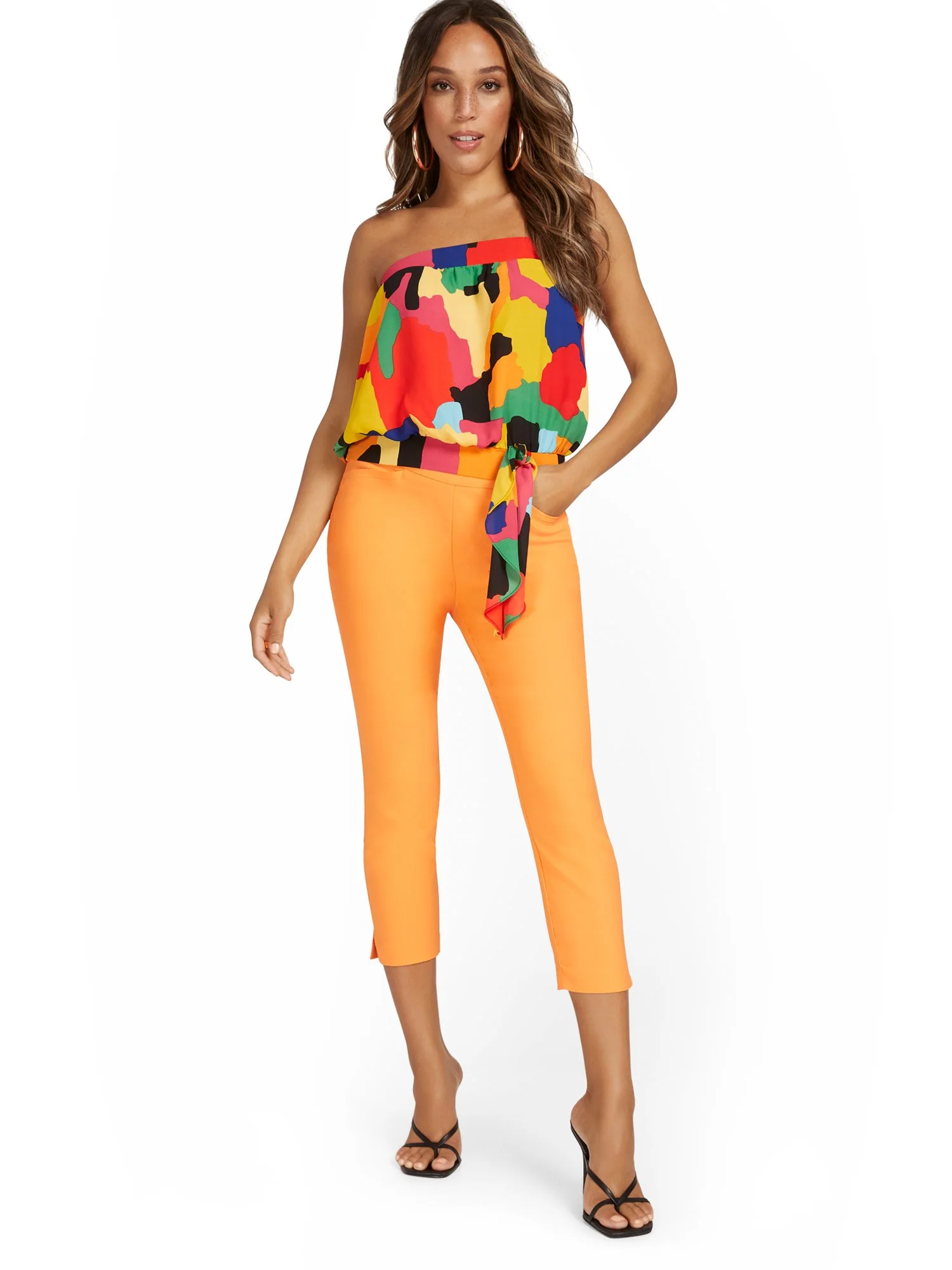 Tall Whitney High-Waisted Tummy Control Pull-On Slim-Leg Capri Pant - Image 11
