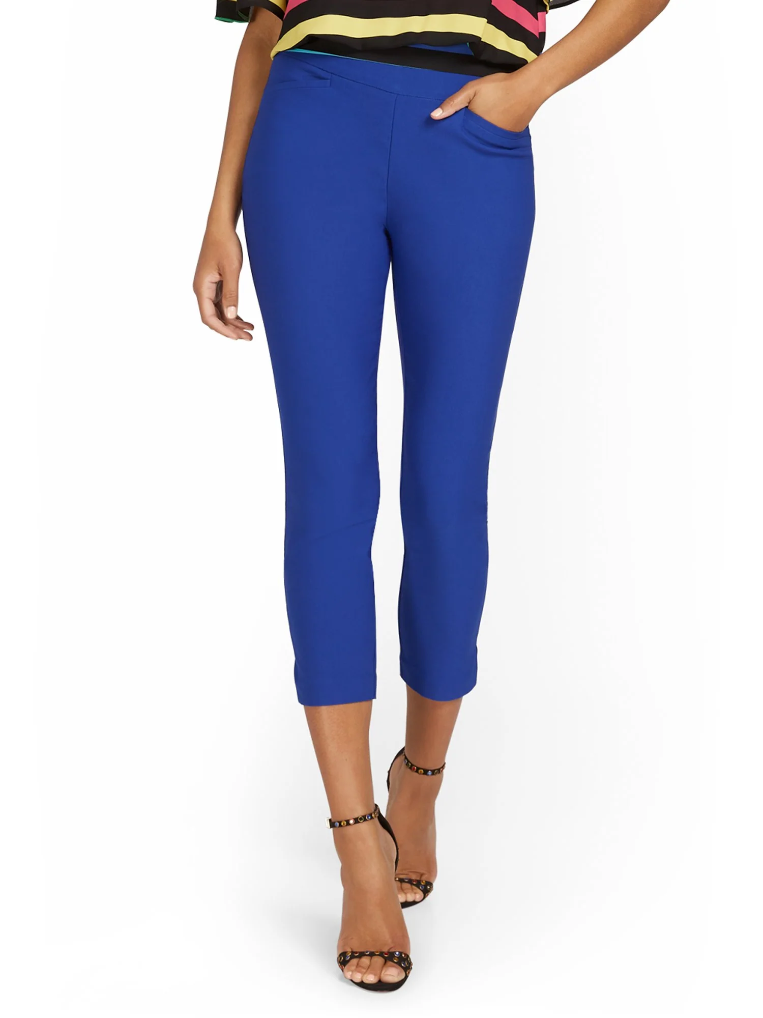 Tall Whitney High-Waisted Tummy Control Pull-On Slim-Leg Capri Pant - Image 17