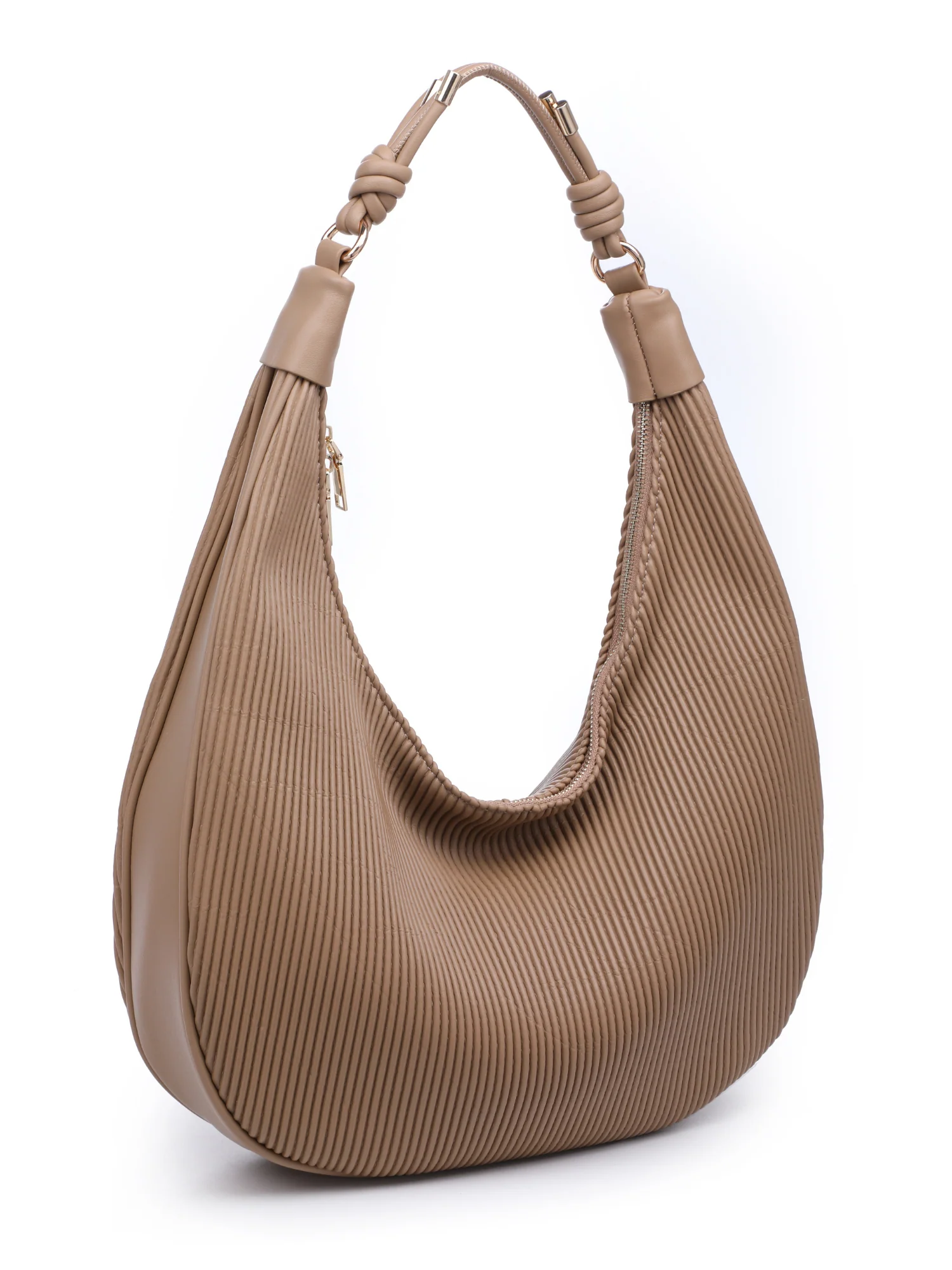 Textured Knot Hobo Bag - Urban Expressions - Image 10