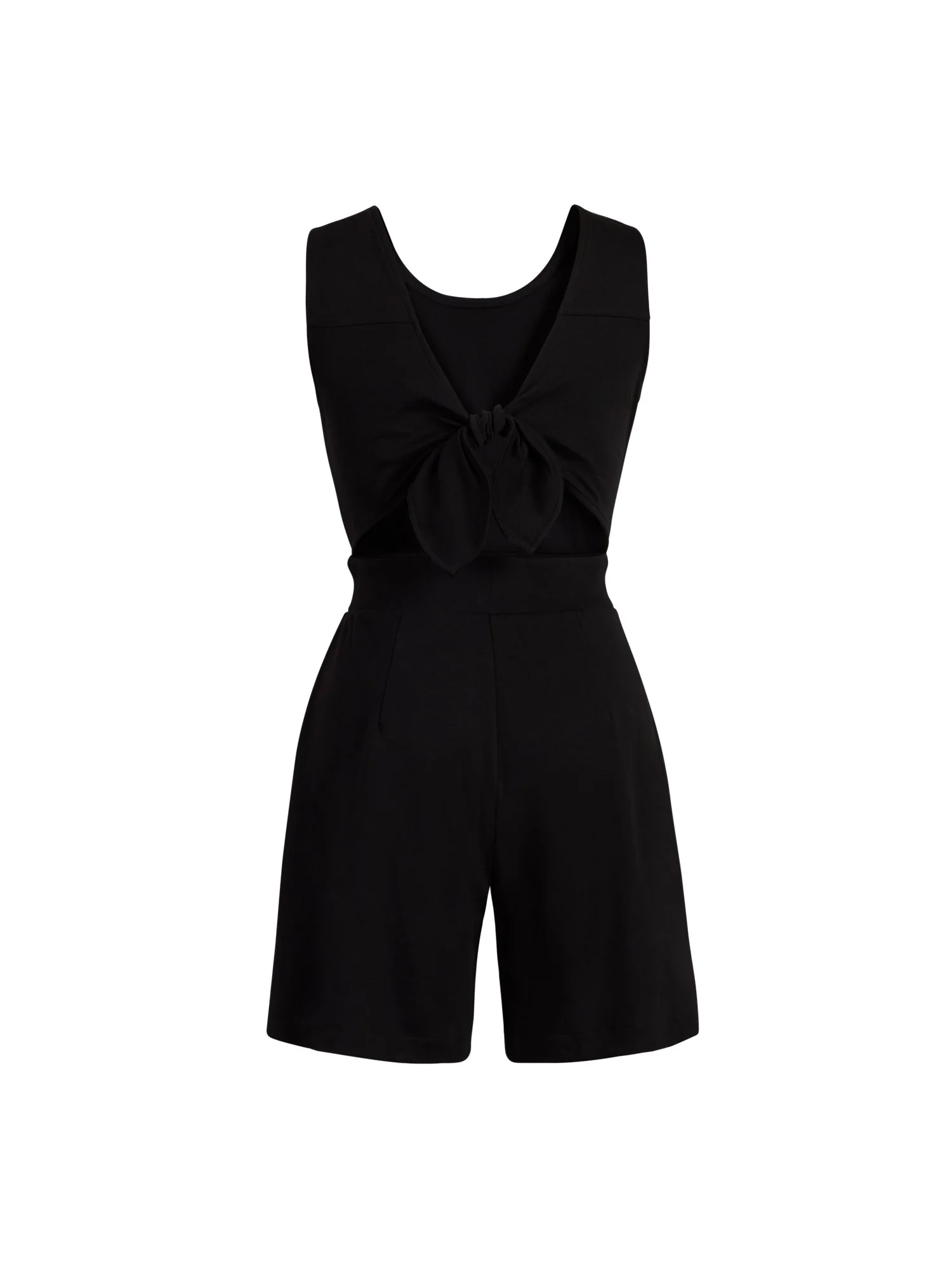 Tie-Back Cotton Romper - Image 3