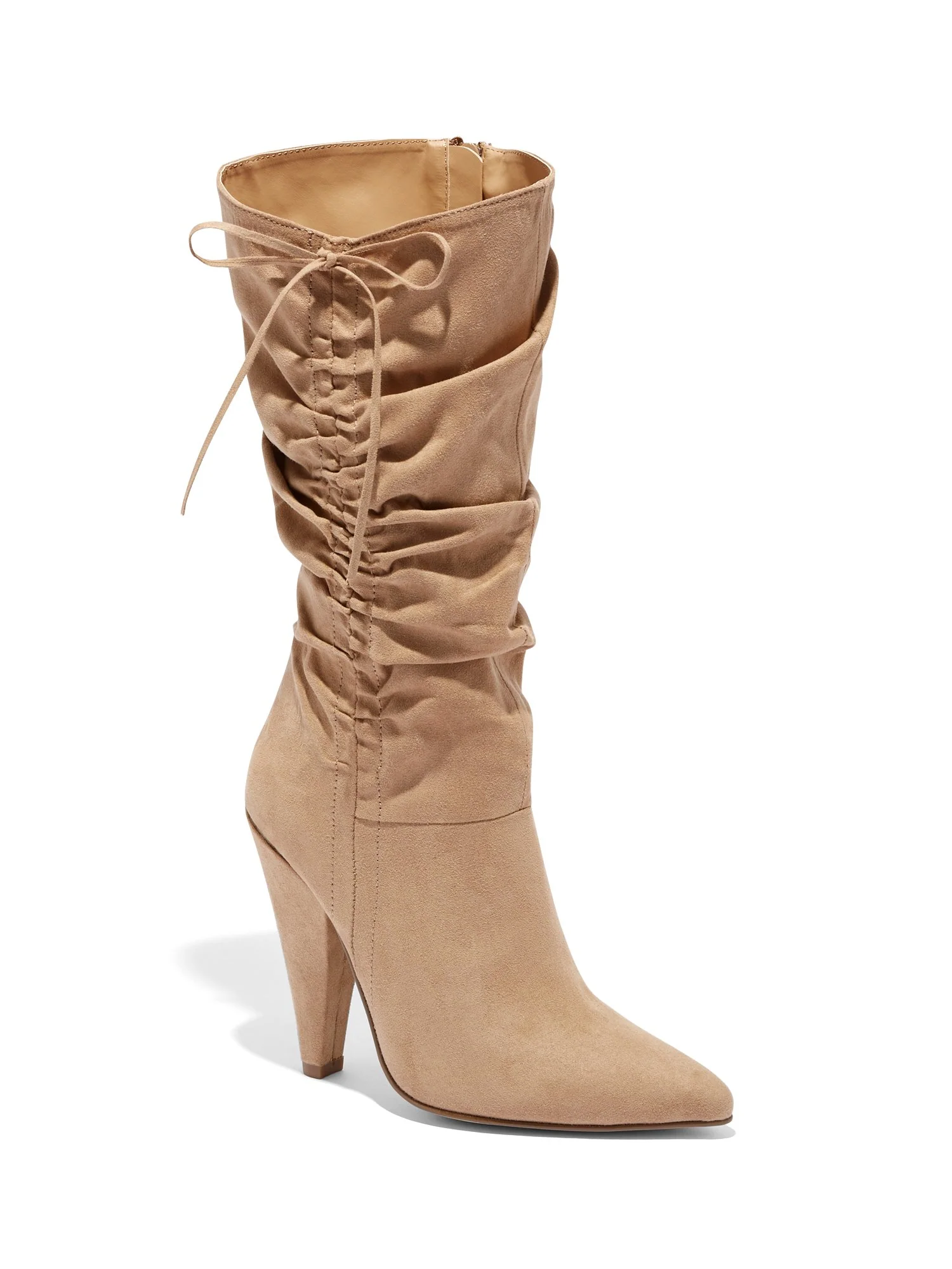 Tie-Detail Slouch Boot