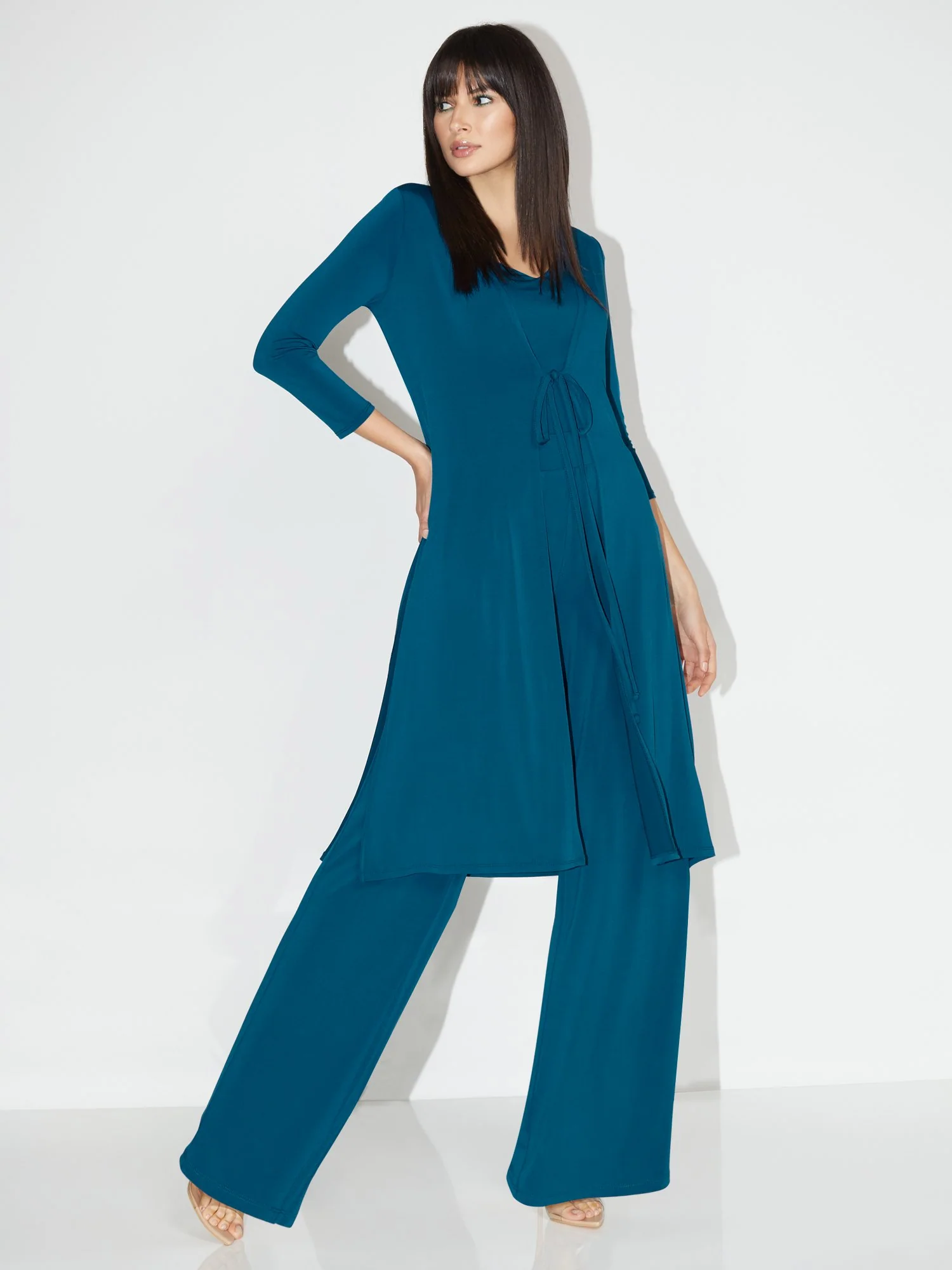 Tie-Front Duster Cardigan - NY&C Style System - Image 6