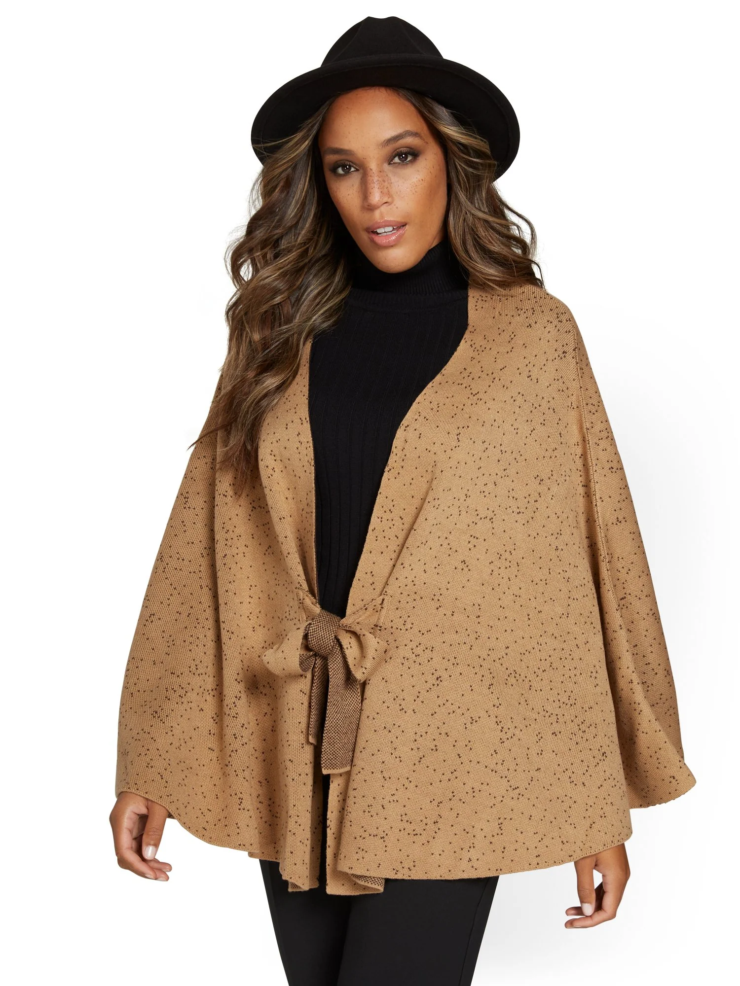 Tie-Front Poncho - Image 6