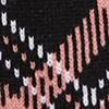 Tie-Front Pullover Sweater - Plaid - Image 4