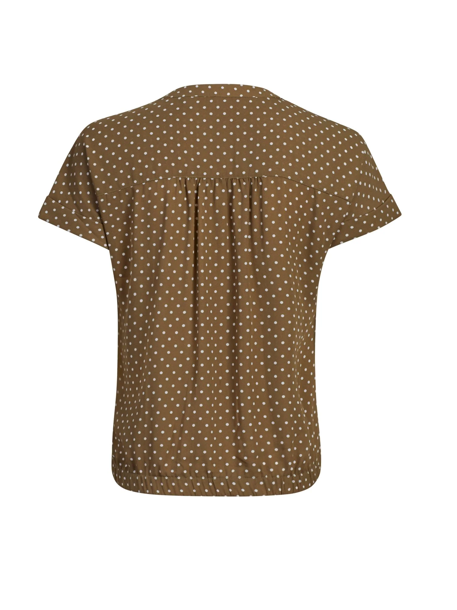 Tie-Front Short-Sleeve Blouse - Image 3