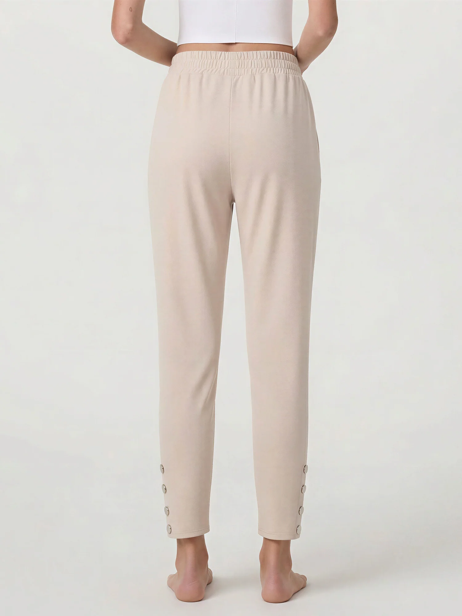 Tie Waist Exposed Pocket Jogger - Image 9