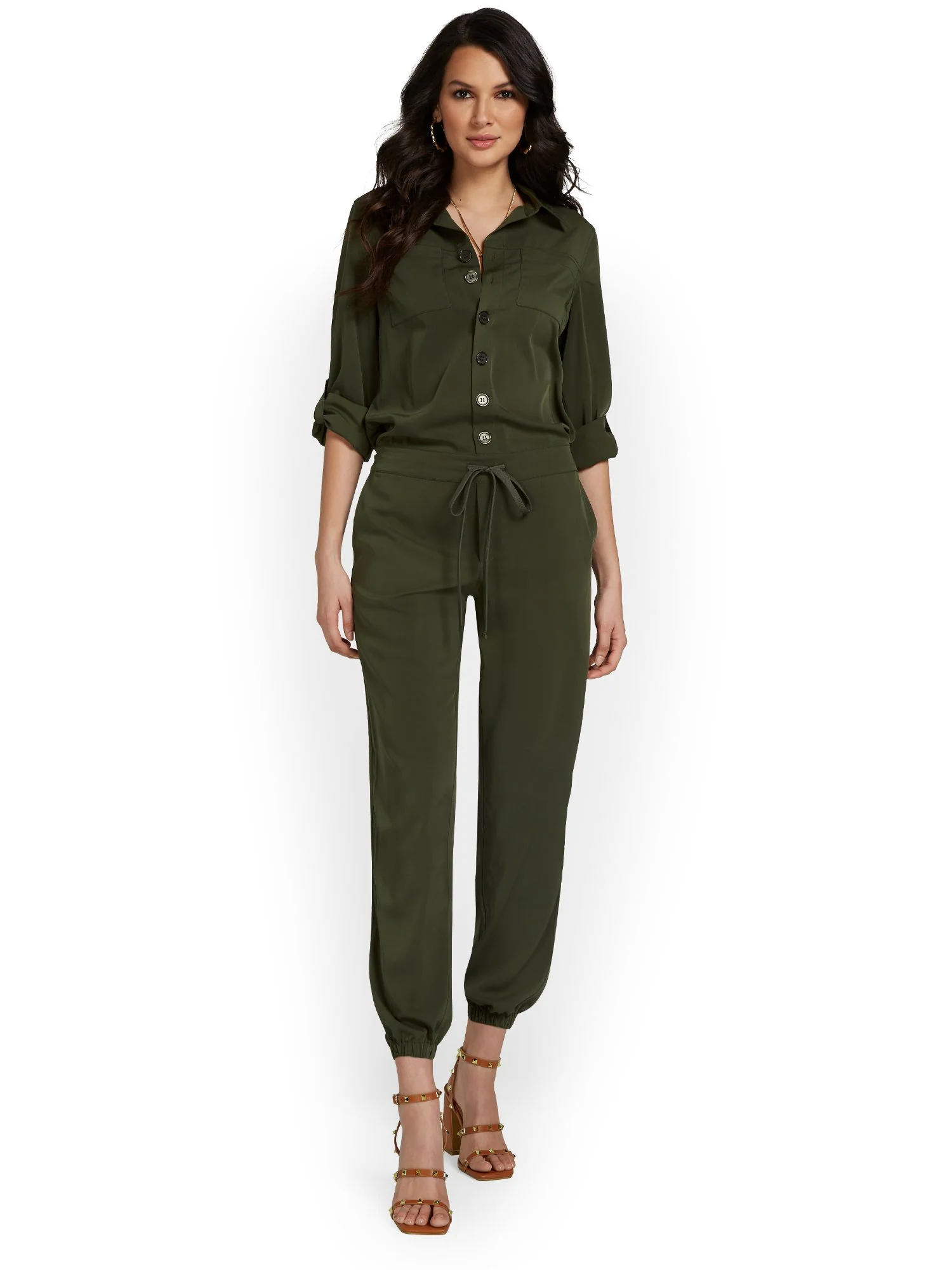 Tie-Waist Jumpsuit - Image 2