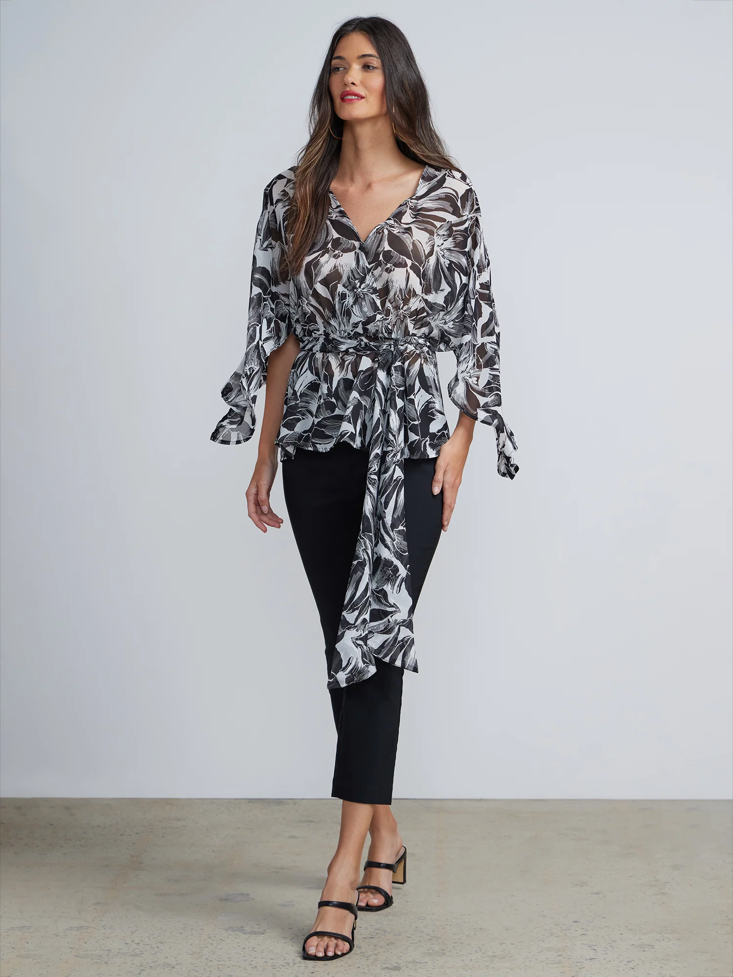 Tie Waist Kimono Top