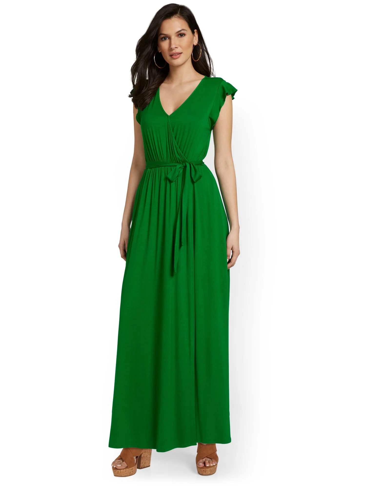 Tie-Waist Maxi Dress - Image 2