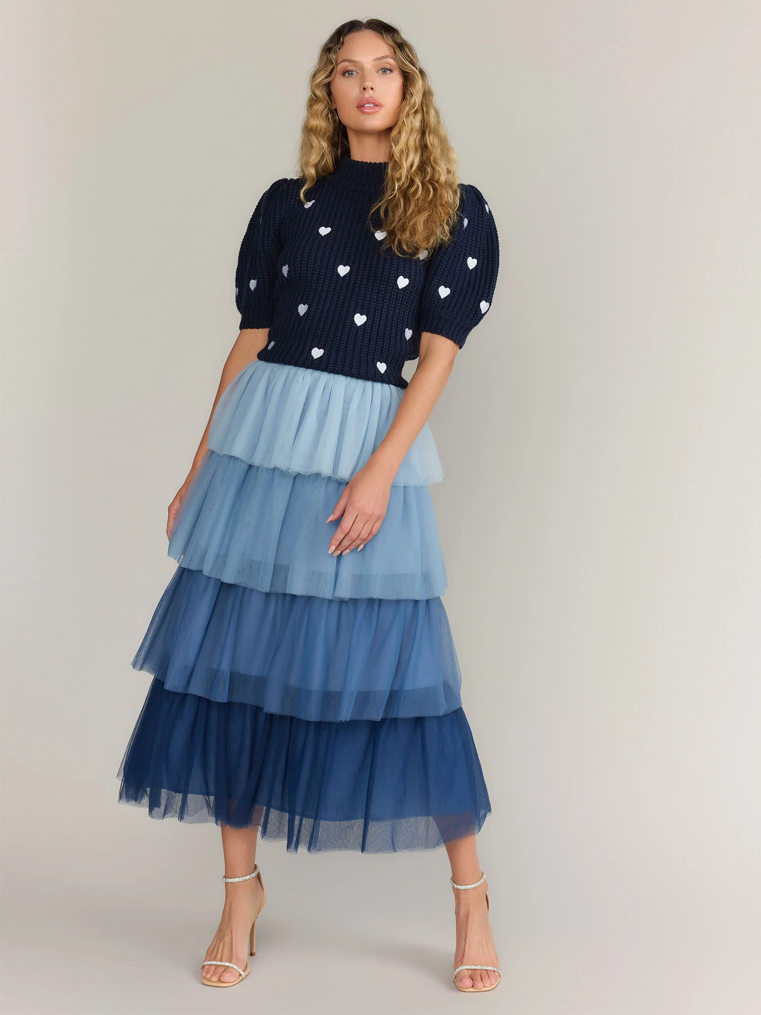 Lena Tiered High Rise Tulle Skirt - Brands We Love - Image 2