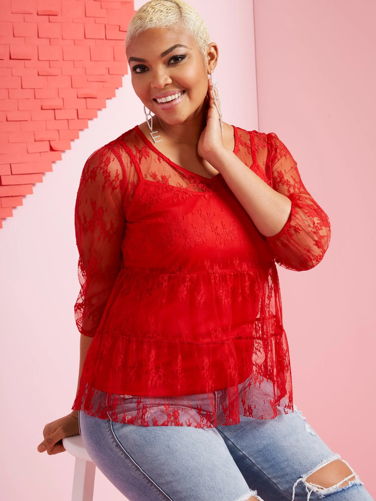 Tiered Lace Blouse - Image 6