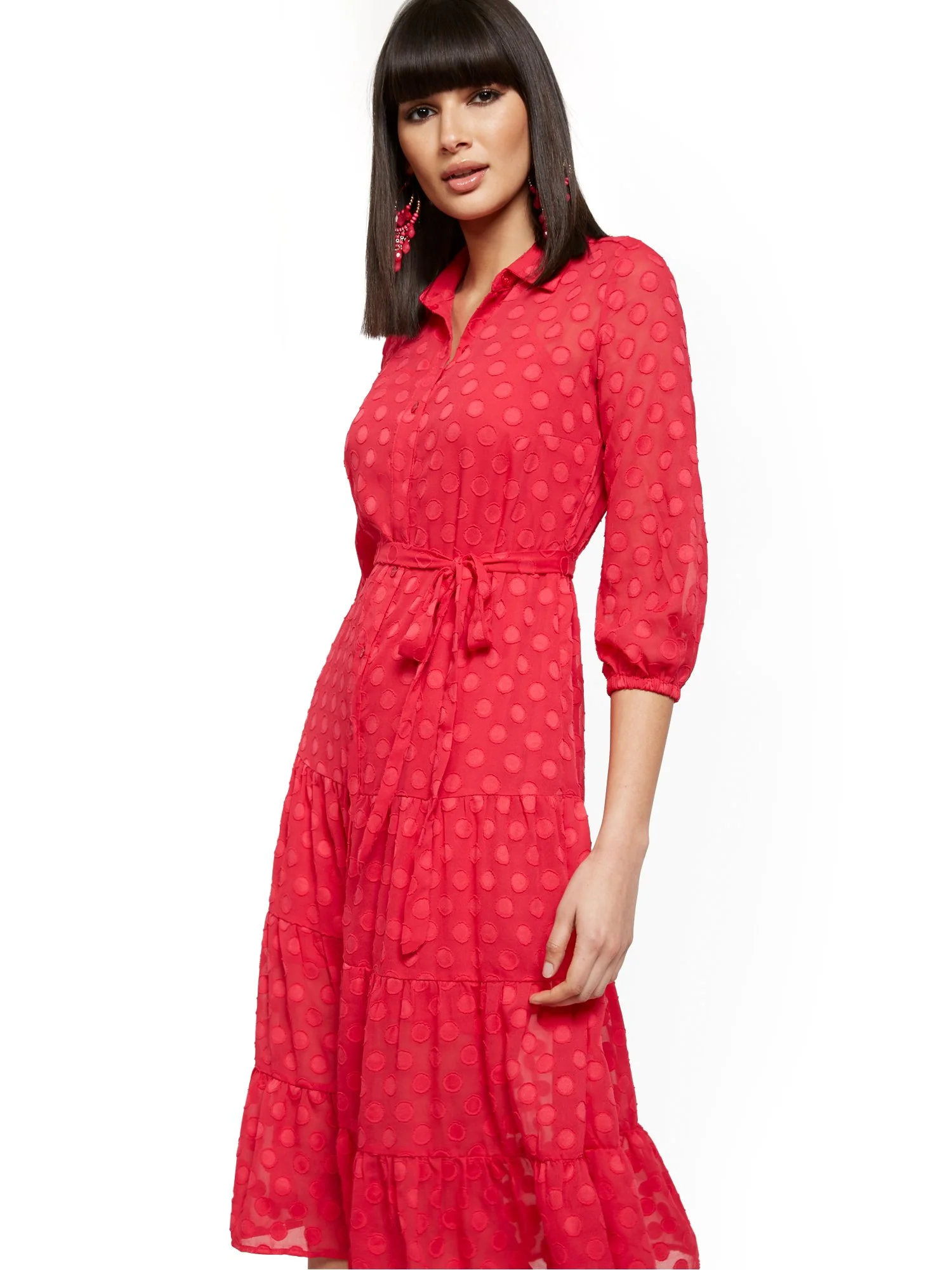 Tiered Shirtdress - Image 4