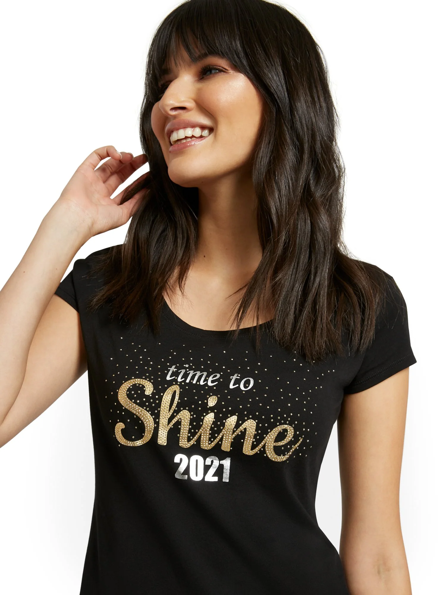 'Time To Shine 2021' Graphic Tee - Image 2