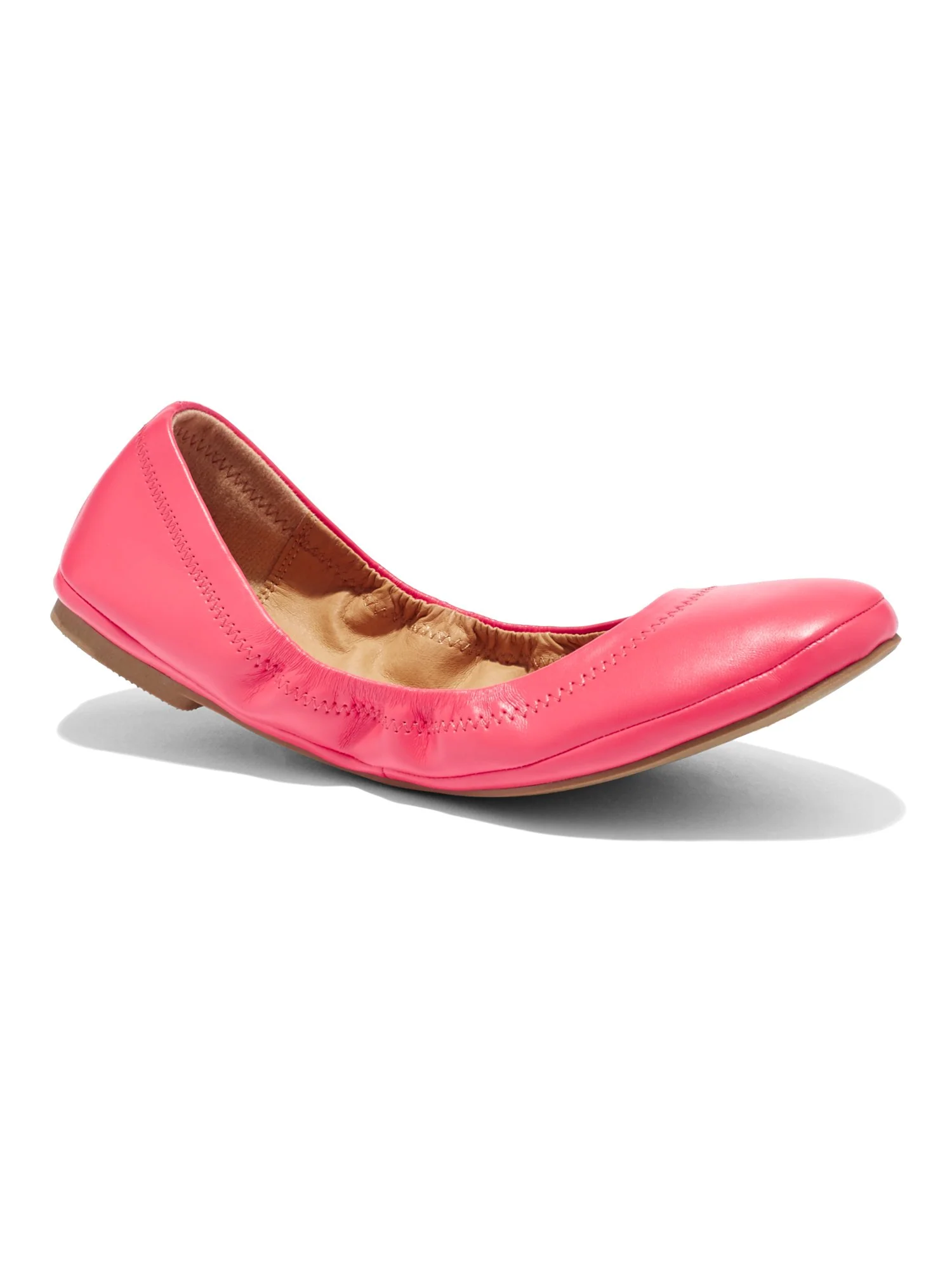 Topstitched Faux-Leather Ballet Flat - Image 17