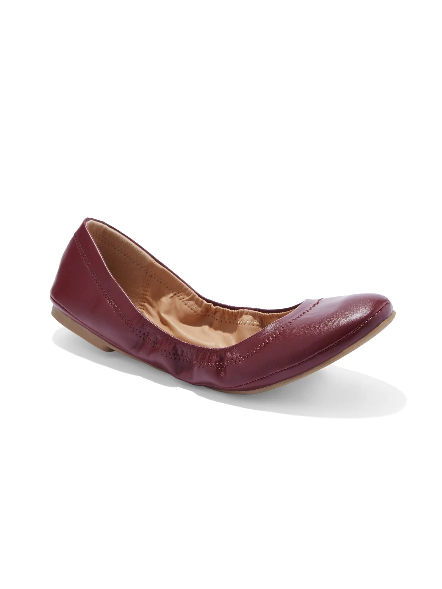 Topstitched Faux-Leather Ballet Flat - Image 19