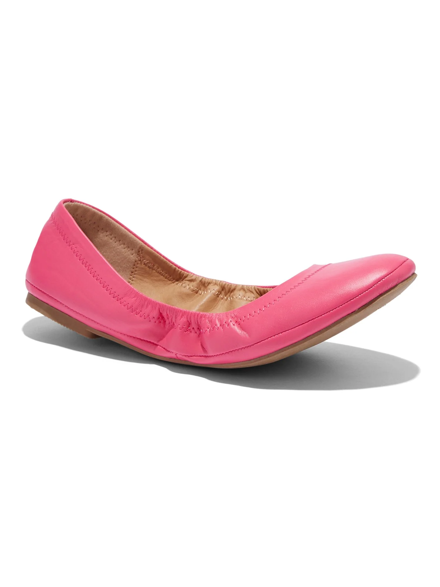 Topstitched Faux-Leather Ballet Flat - Image 23