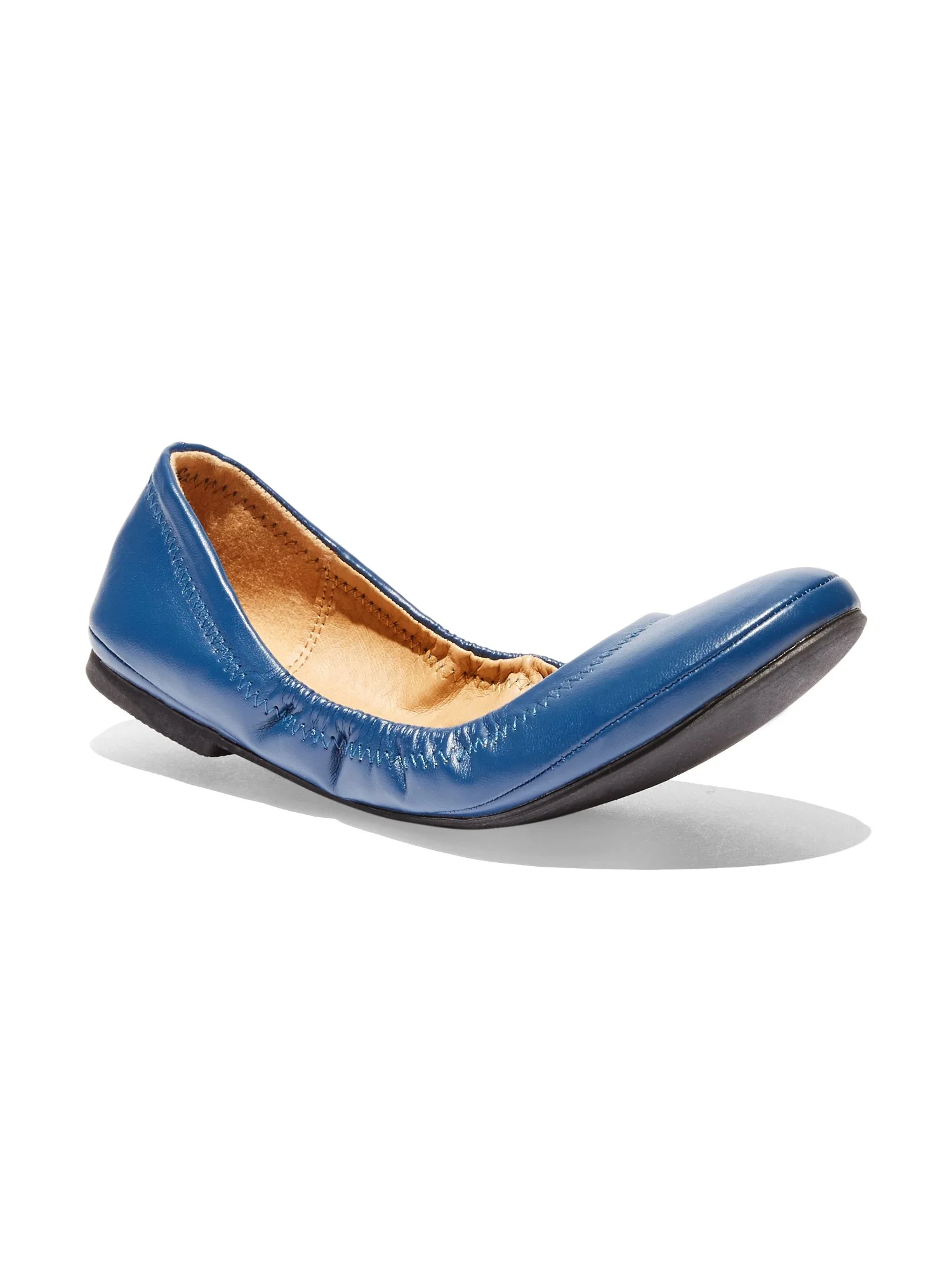 Topstitched Faux-Leather Ballet Flat - Image 26
