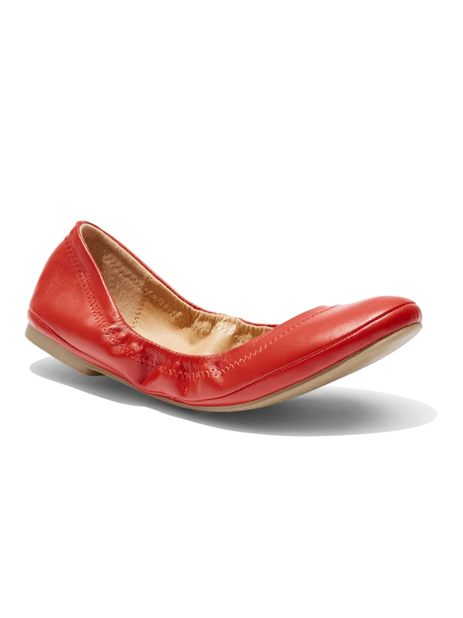 Topstitched Faux-Leather Ballet Flat - Image 7