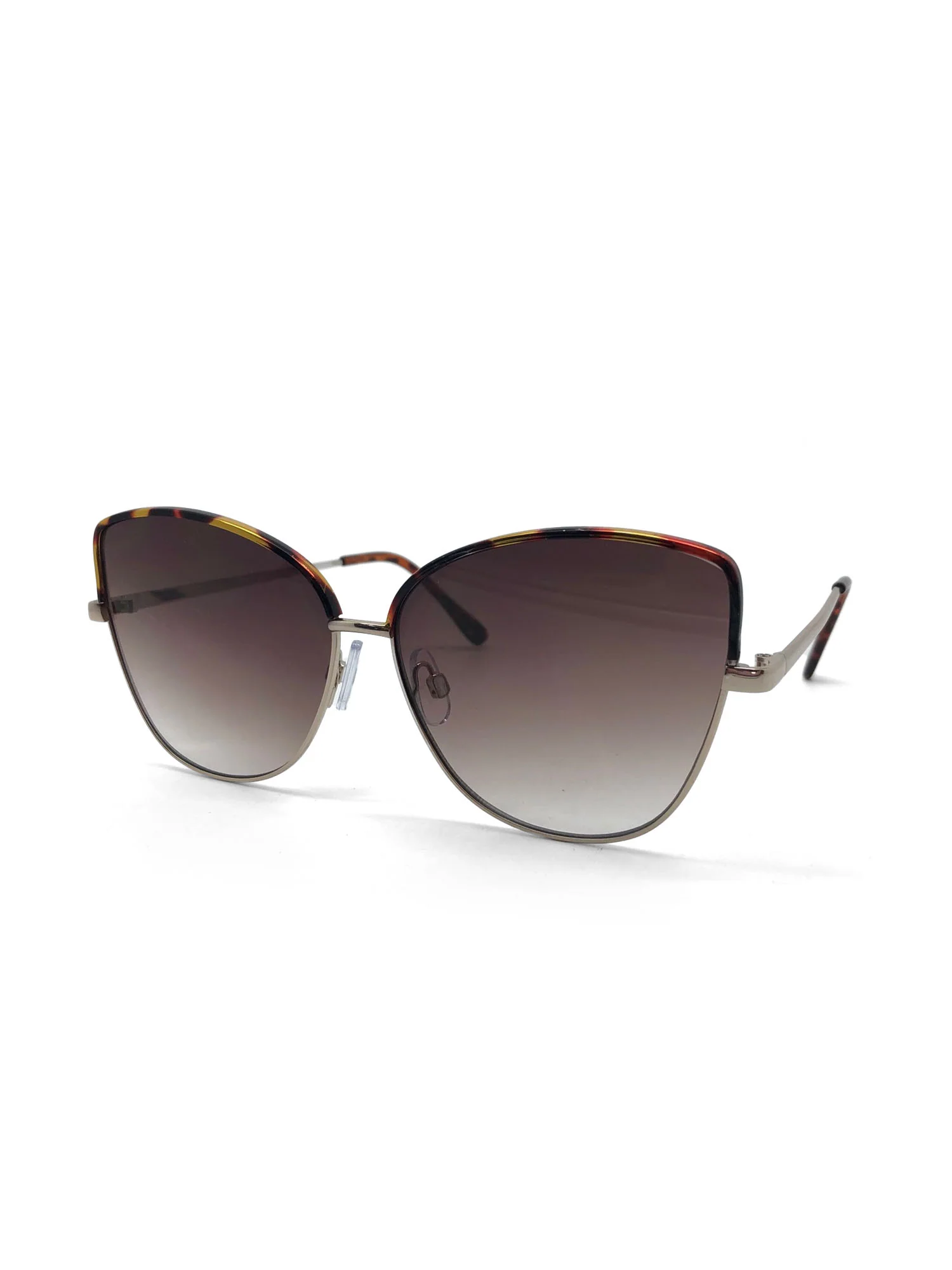 Tortoise Metal Bar Sunglasses - Image 2