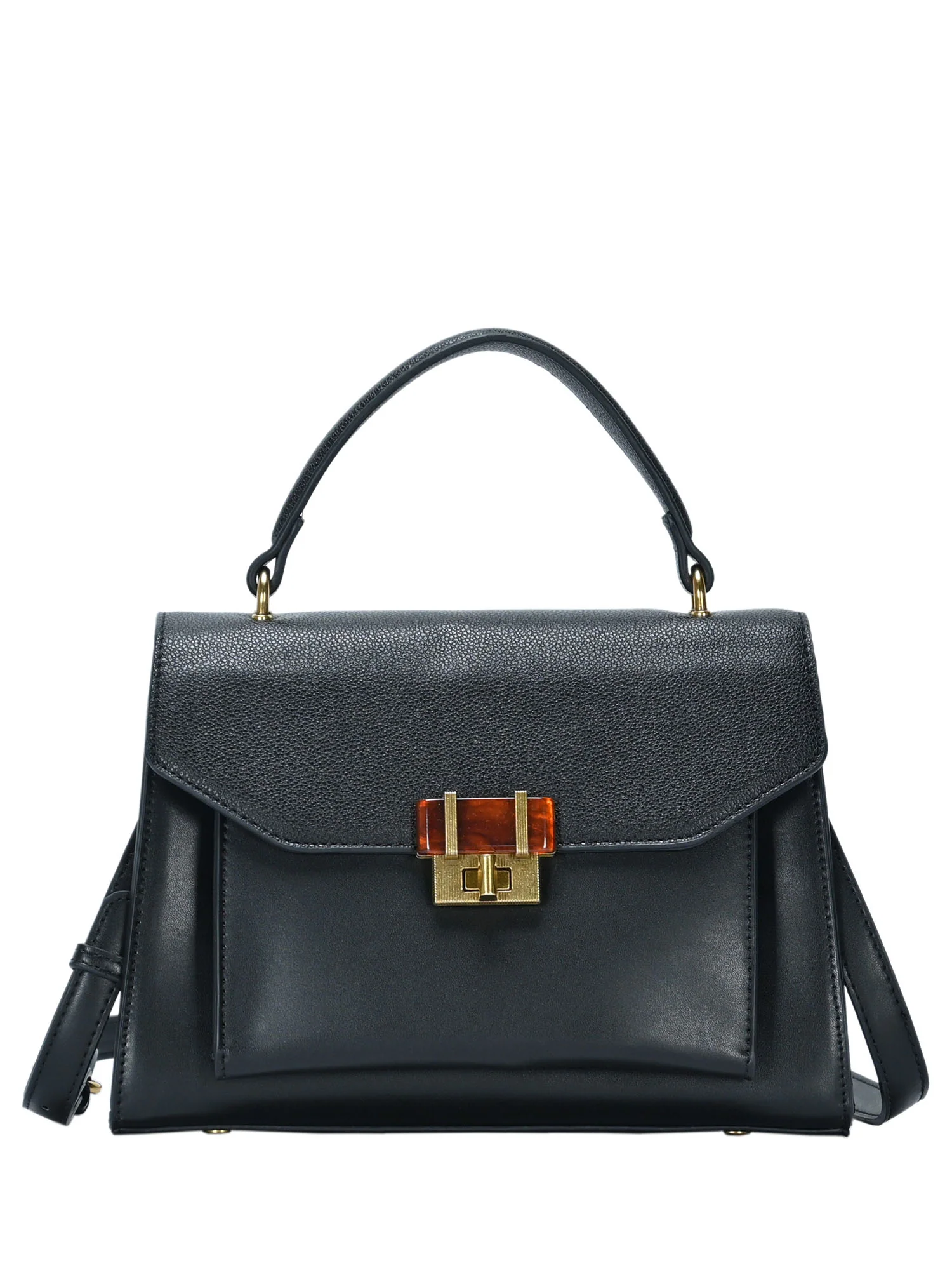 Turn-lock Top Handle Bag - Image 2