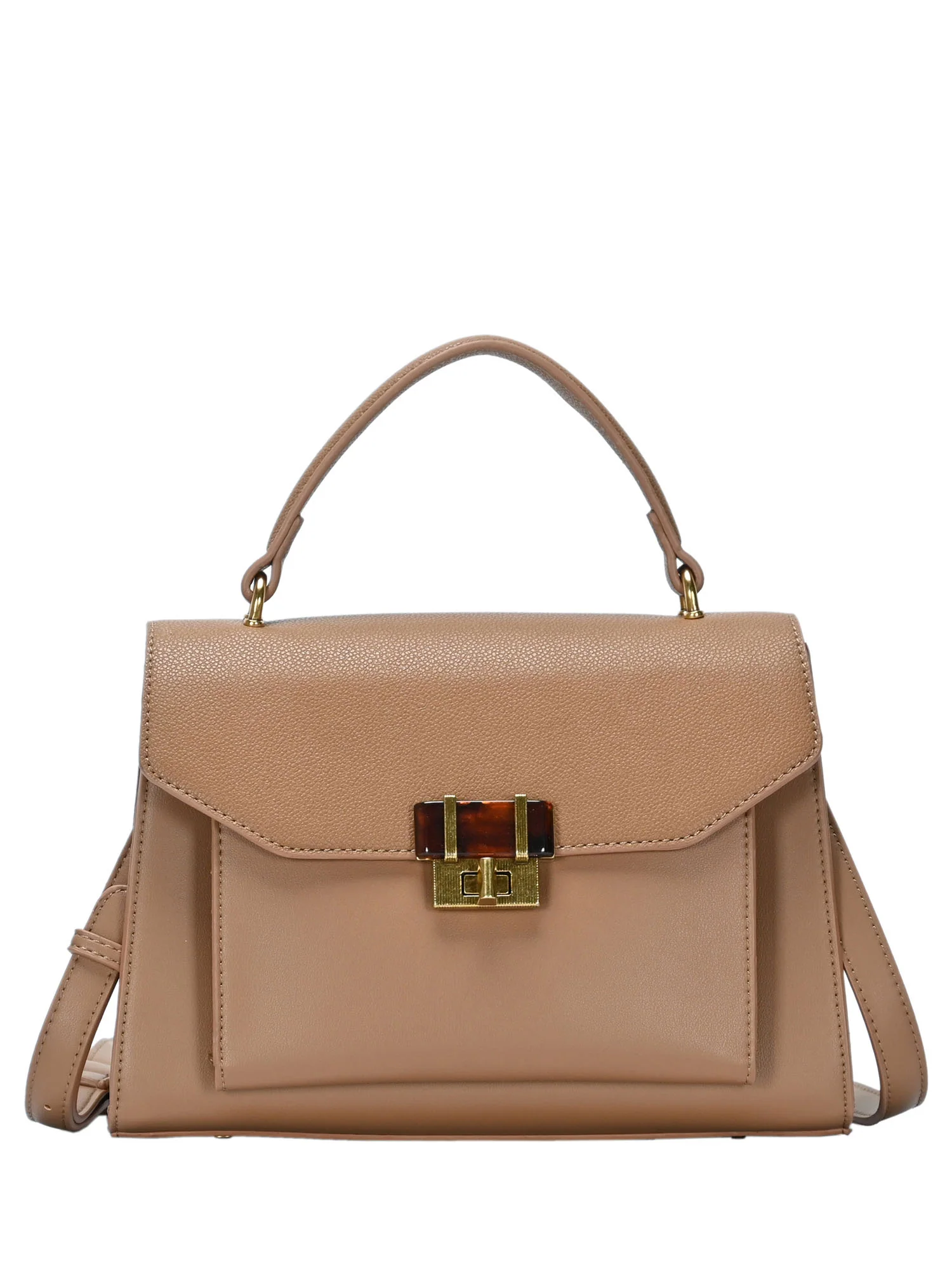 Turn-lock Top Handle Bag - Image 6