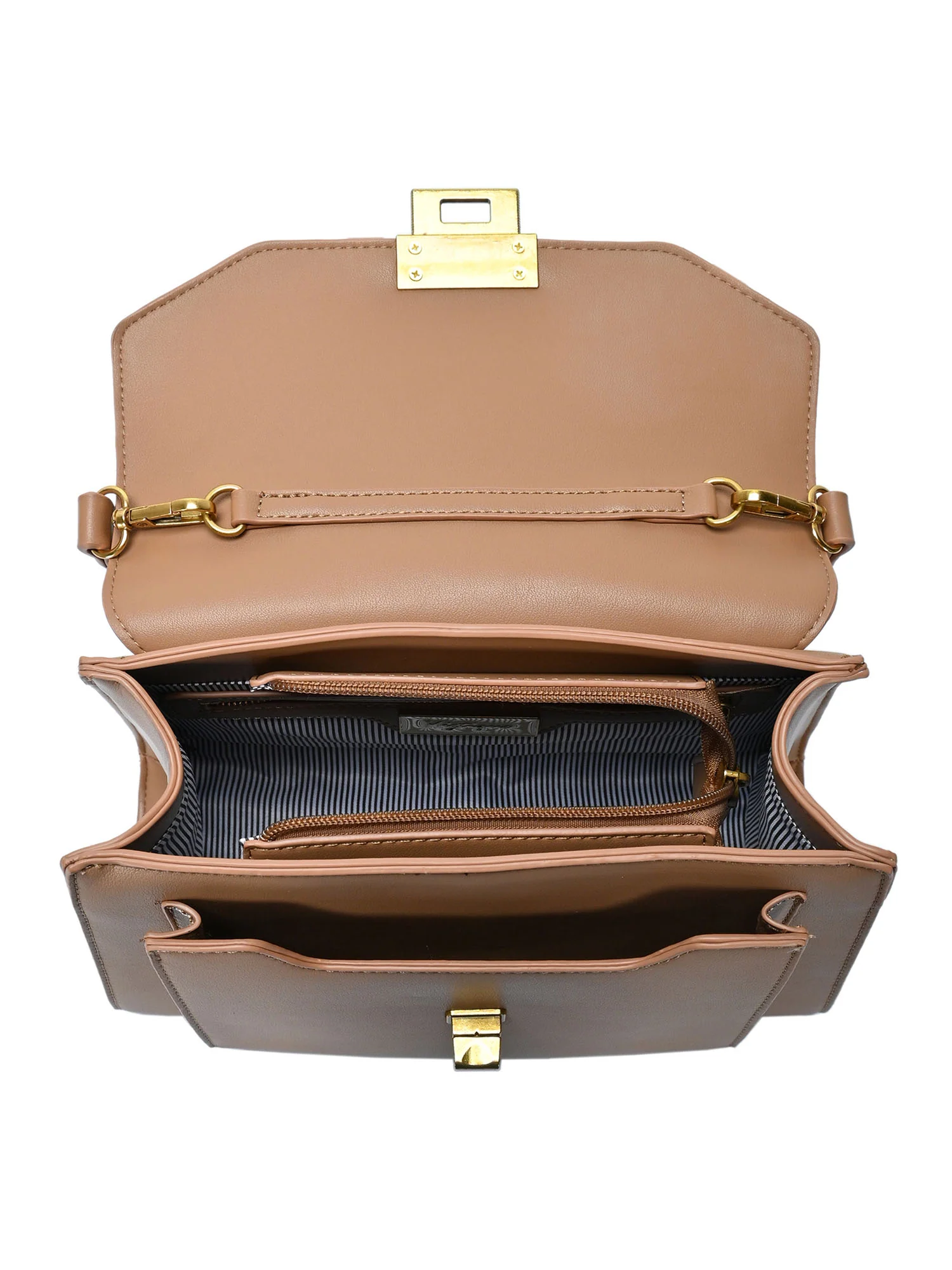Turn-lock Top Handle Bag - Image 8