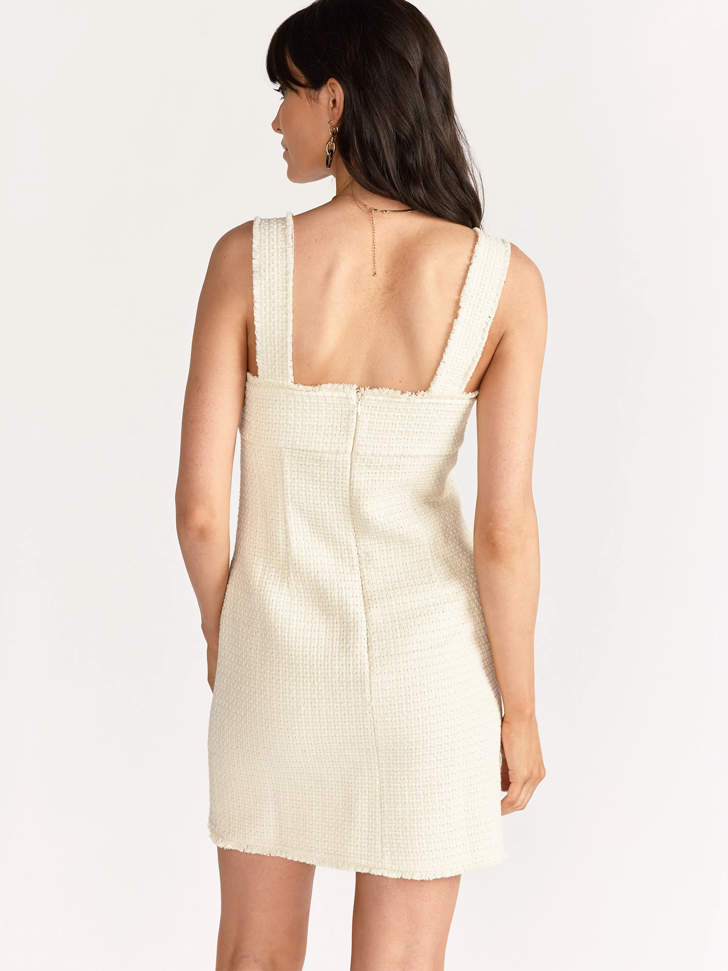 Tweed Mini Dress - Crescent - Image 6