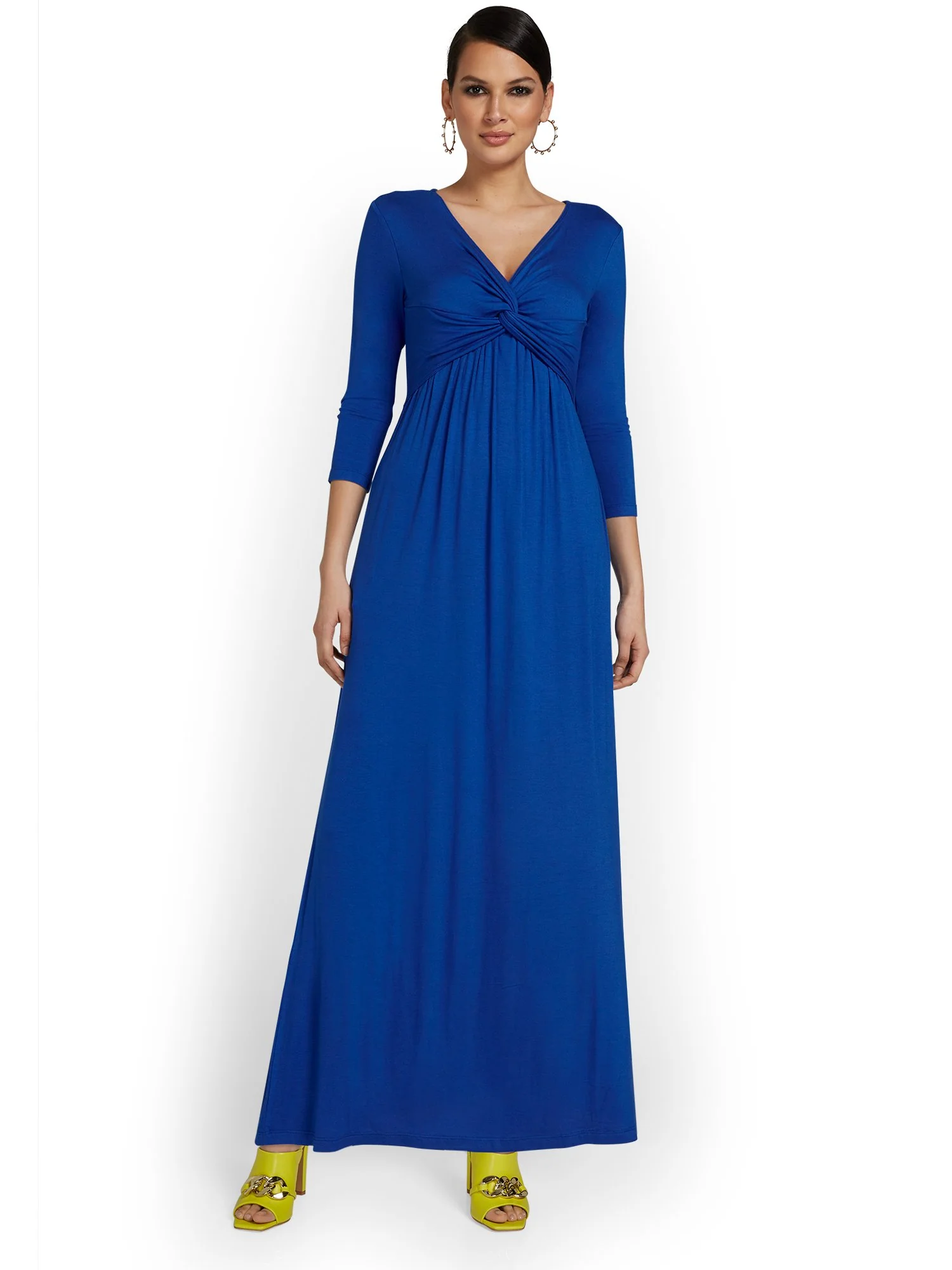 Twist-Front Maxi Dress - Image 11