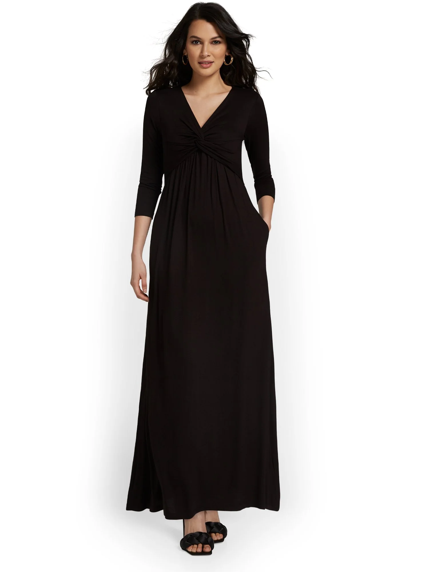 Twist-Front Maxi Dress - Image 3