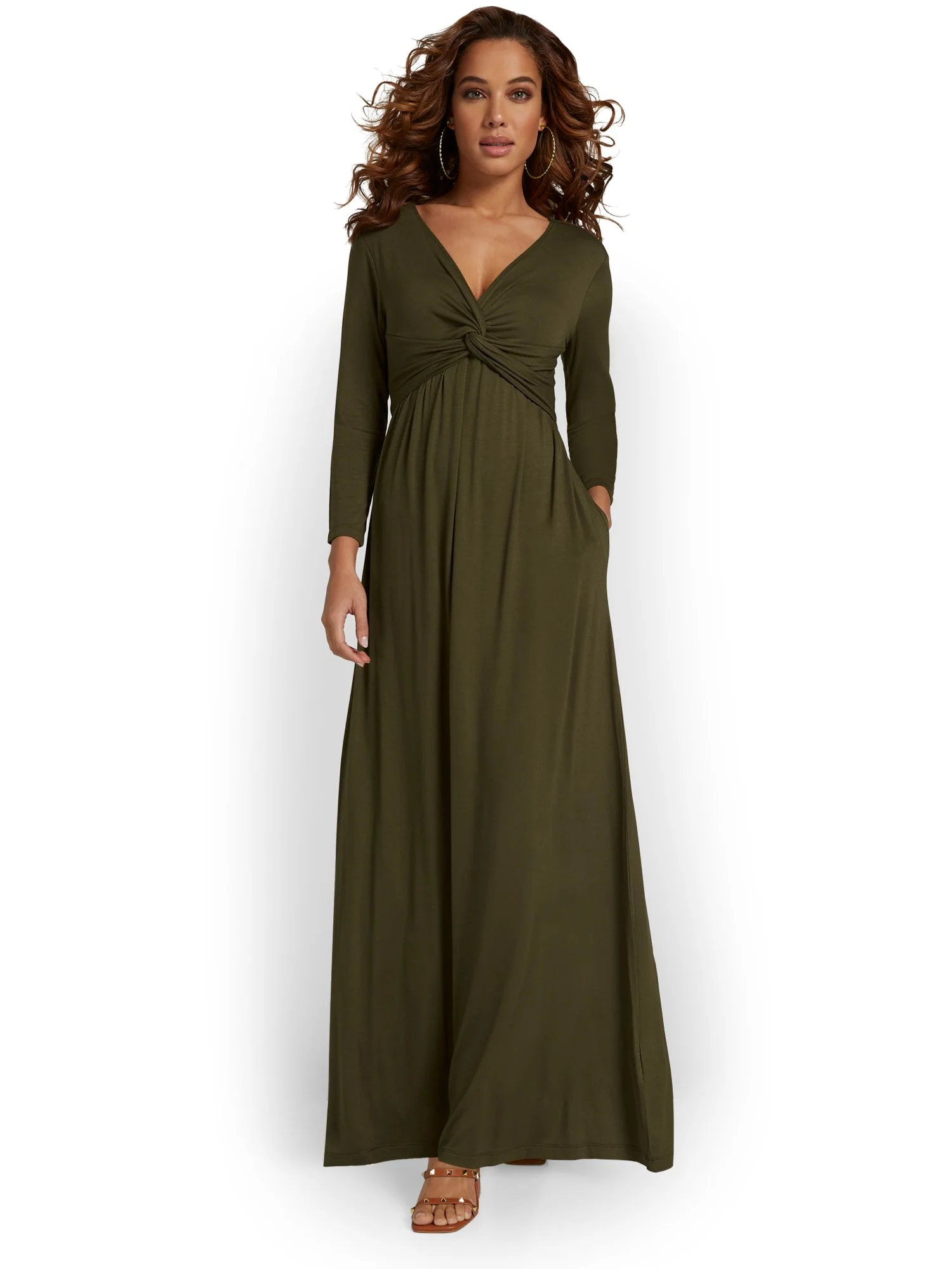 Twist-Front Maxi Dress - Image 8