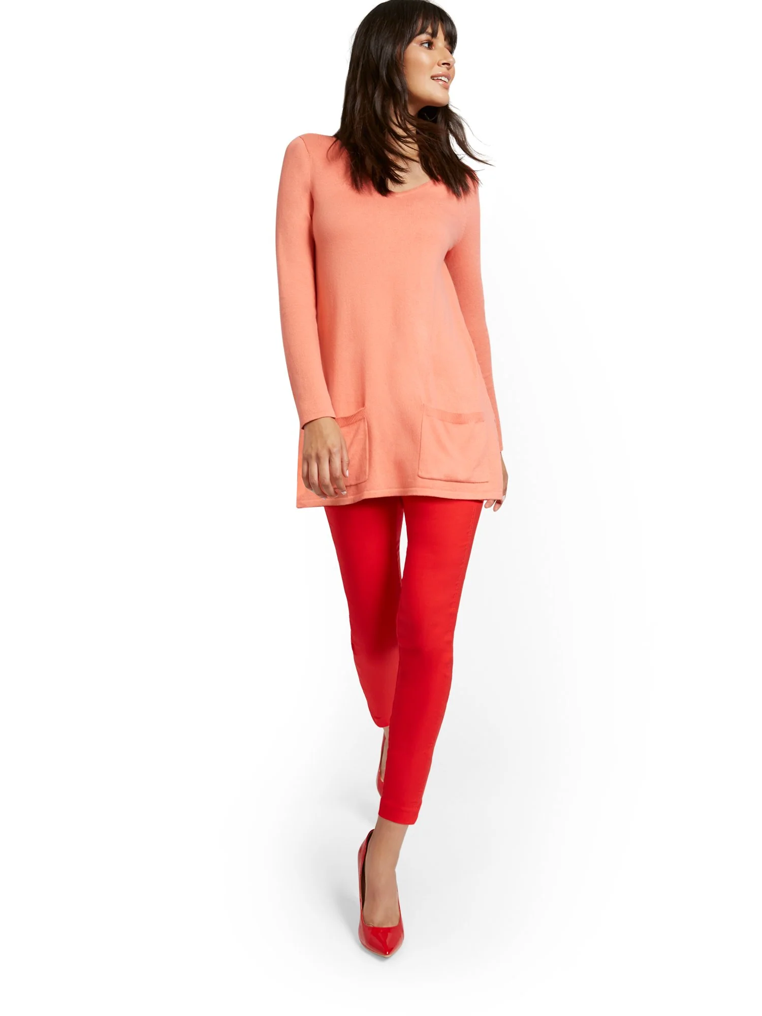 Two-Pocket Tunic Sweater - Image 10